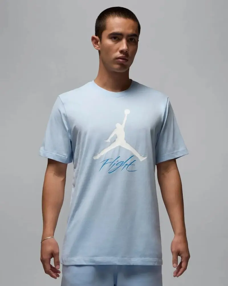 Футболка мужская Nike Jumpman Flight синяя AO0664-407