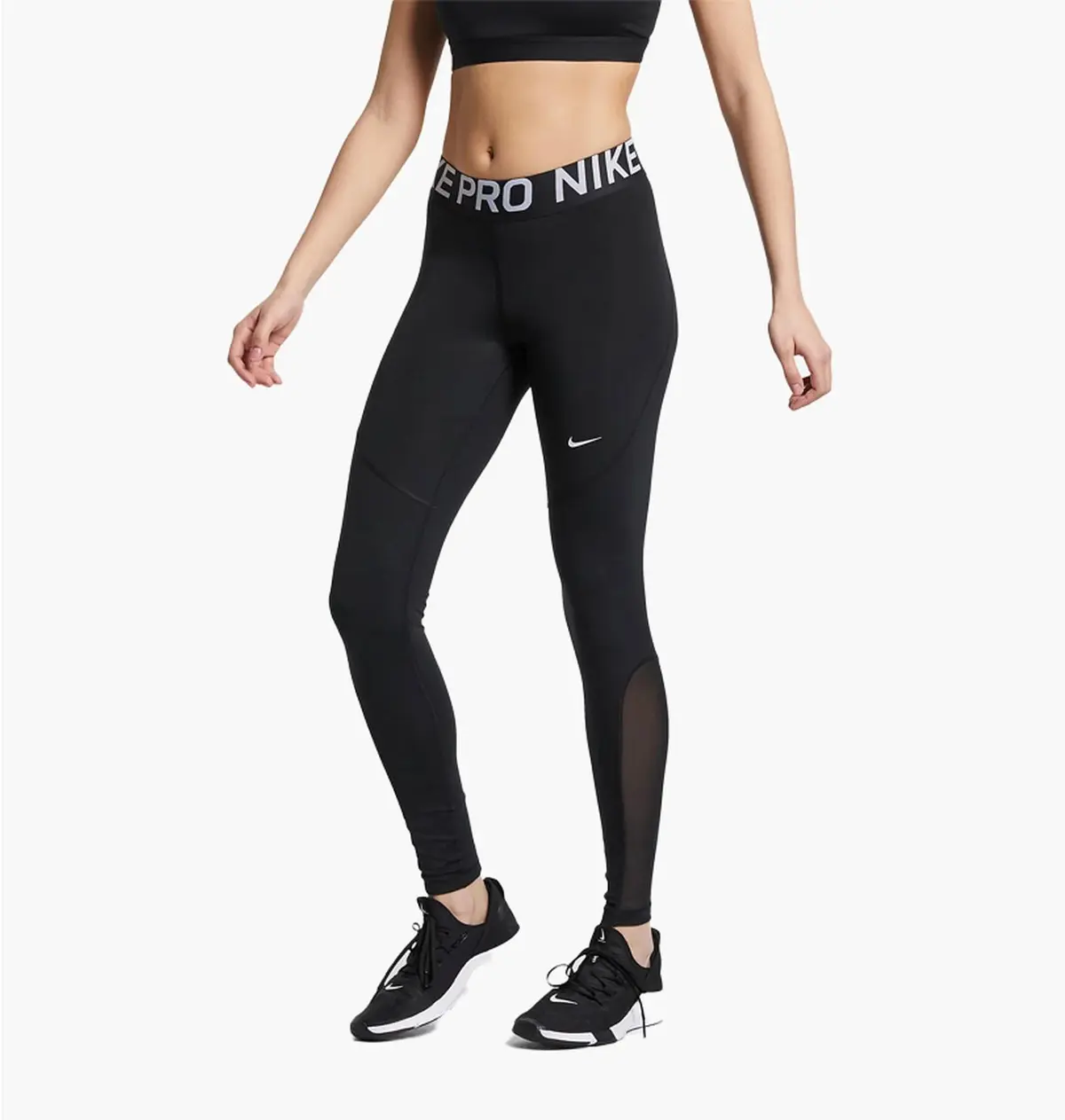Лосины женские Nike Pro Womens Tights Black