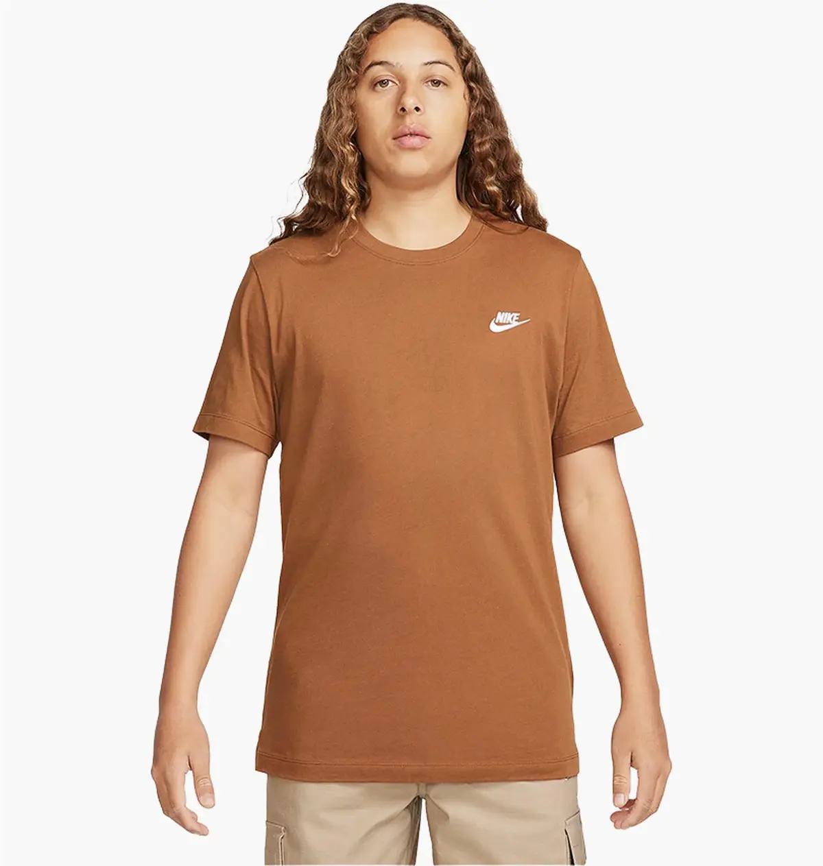 Футболка чоловіча Nike Sportswear Club T-Shirt Brown
