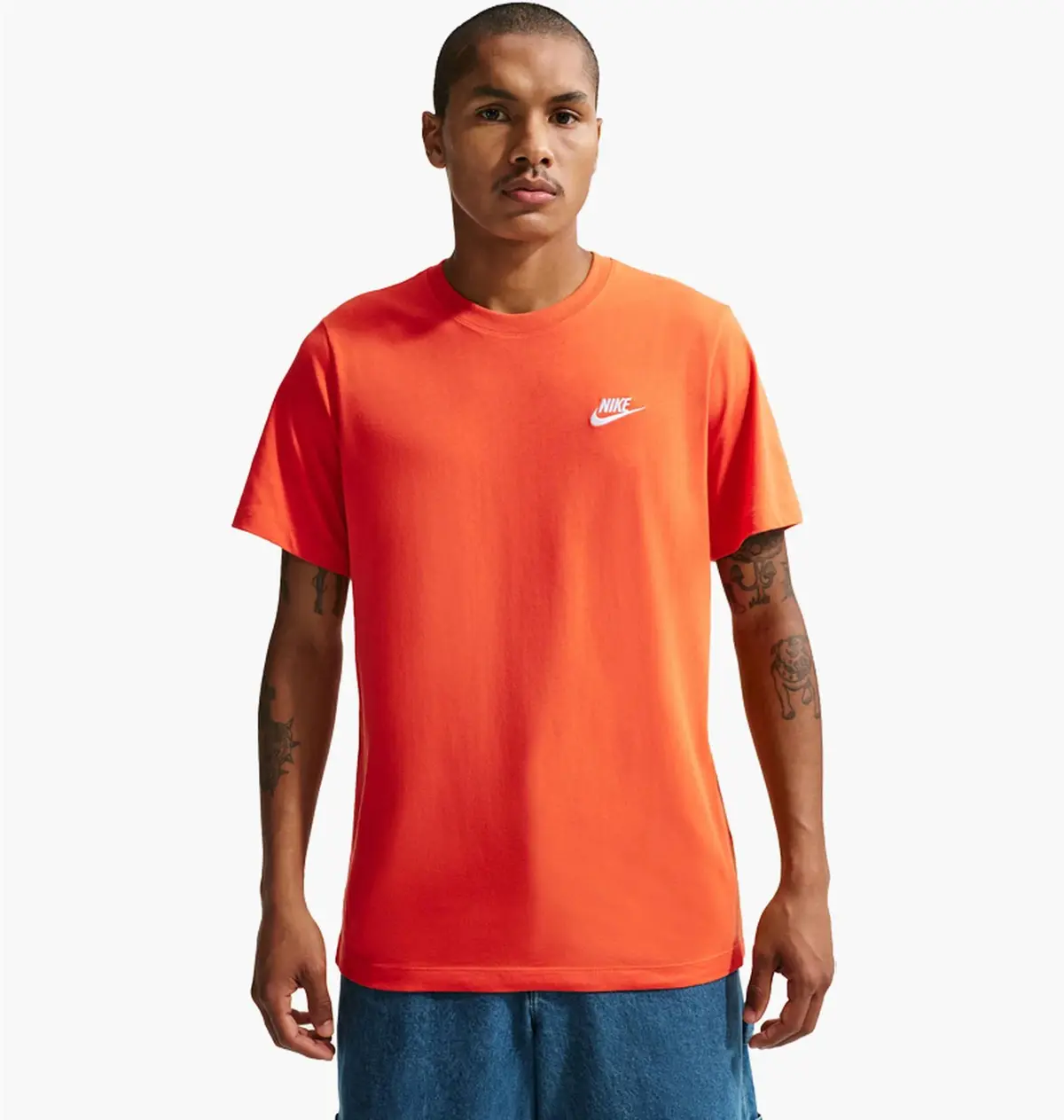 Футболка мужская Nike Club Orange