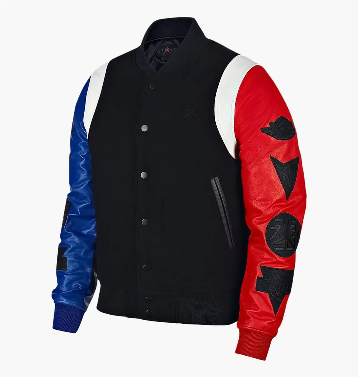 Куртка унісекс Nike Air Jordan Sport Dna Varsity Jacket Black Red Blue