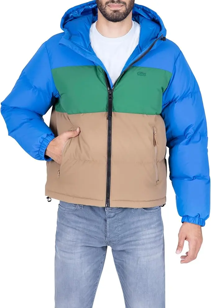 Куртка чоловіча Lacoste Men's Colorblock Hooded Down Jacket