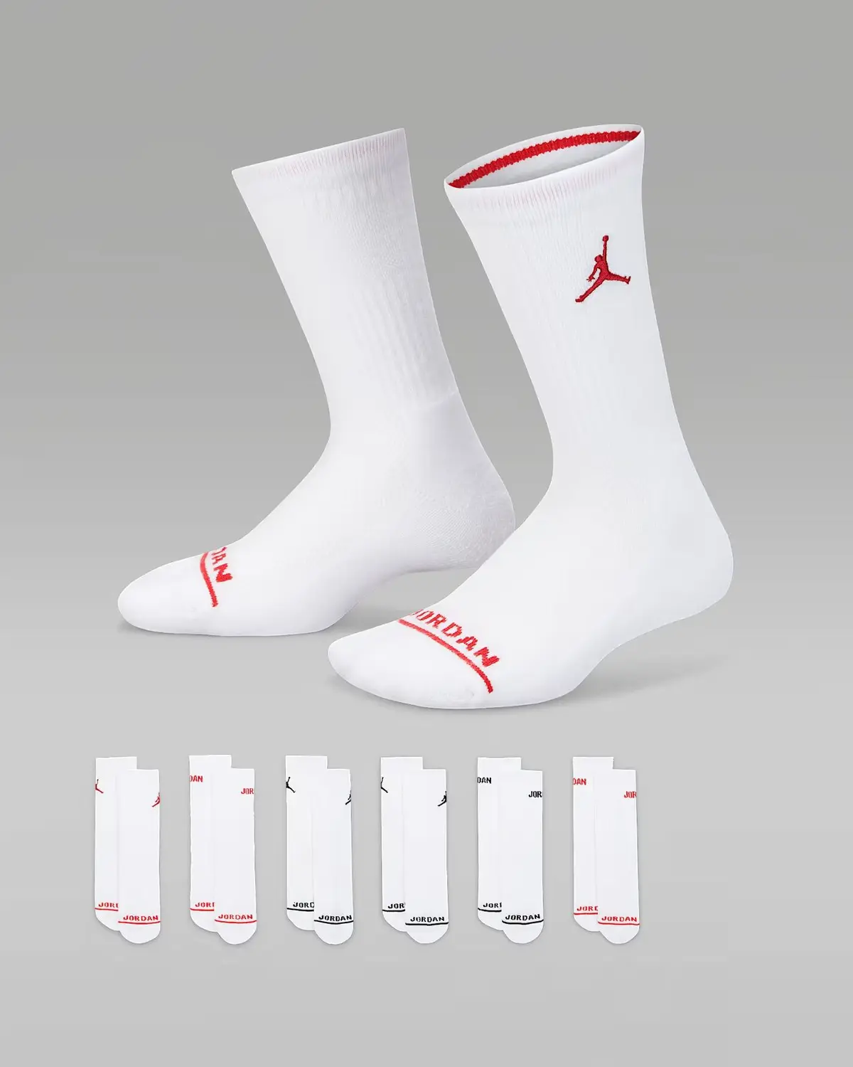 Шкарпетки Air Jordan Legend Crew Socks Box Set 6Pr