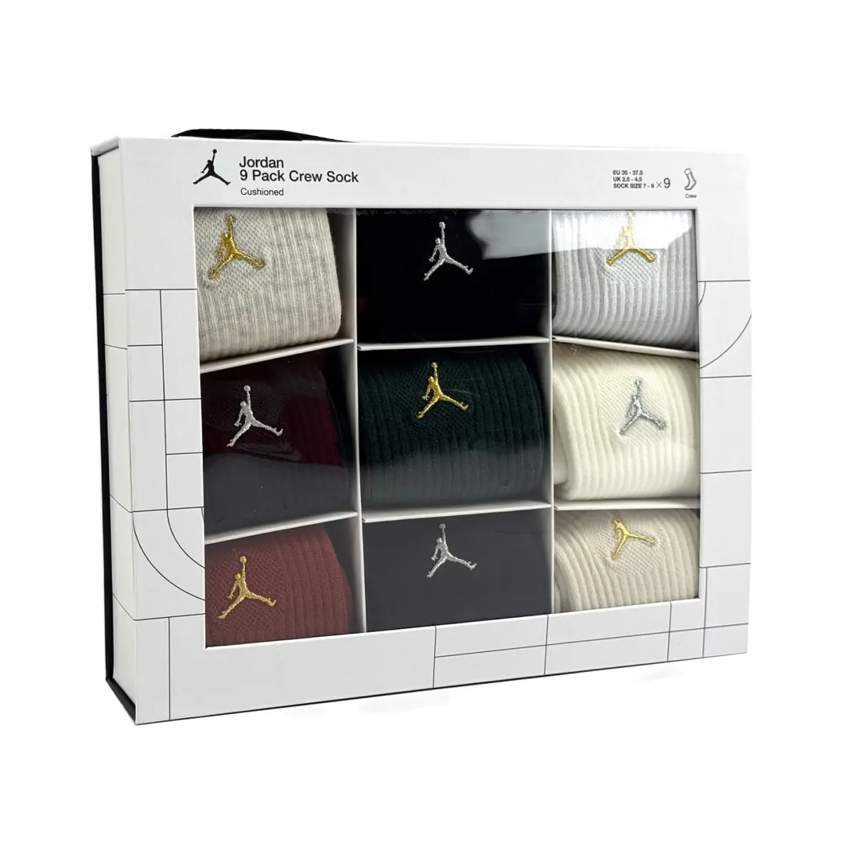 Носки Jordan Jdn Holiday 9Pk Crew Gift Box