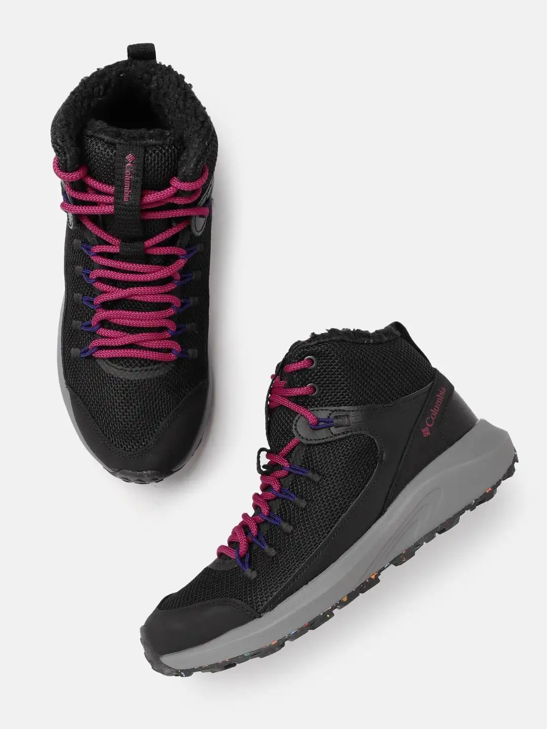 Черевики жіночі Columbia Women Black Trailstorm Mid Waterproof Omni Heat