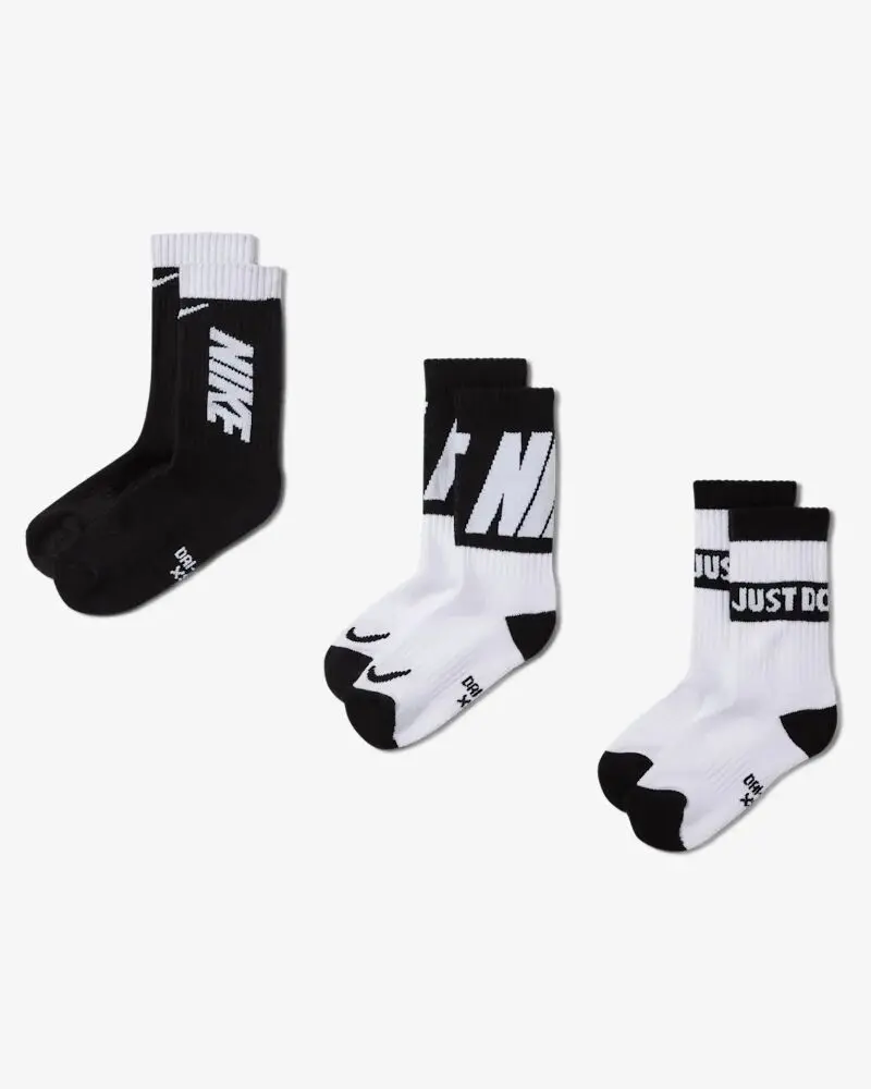 Носки Nike Dri-FIT Sport Crew 3 Pairs
