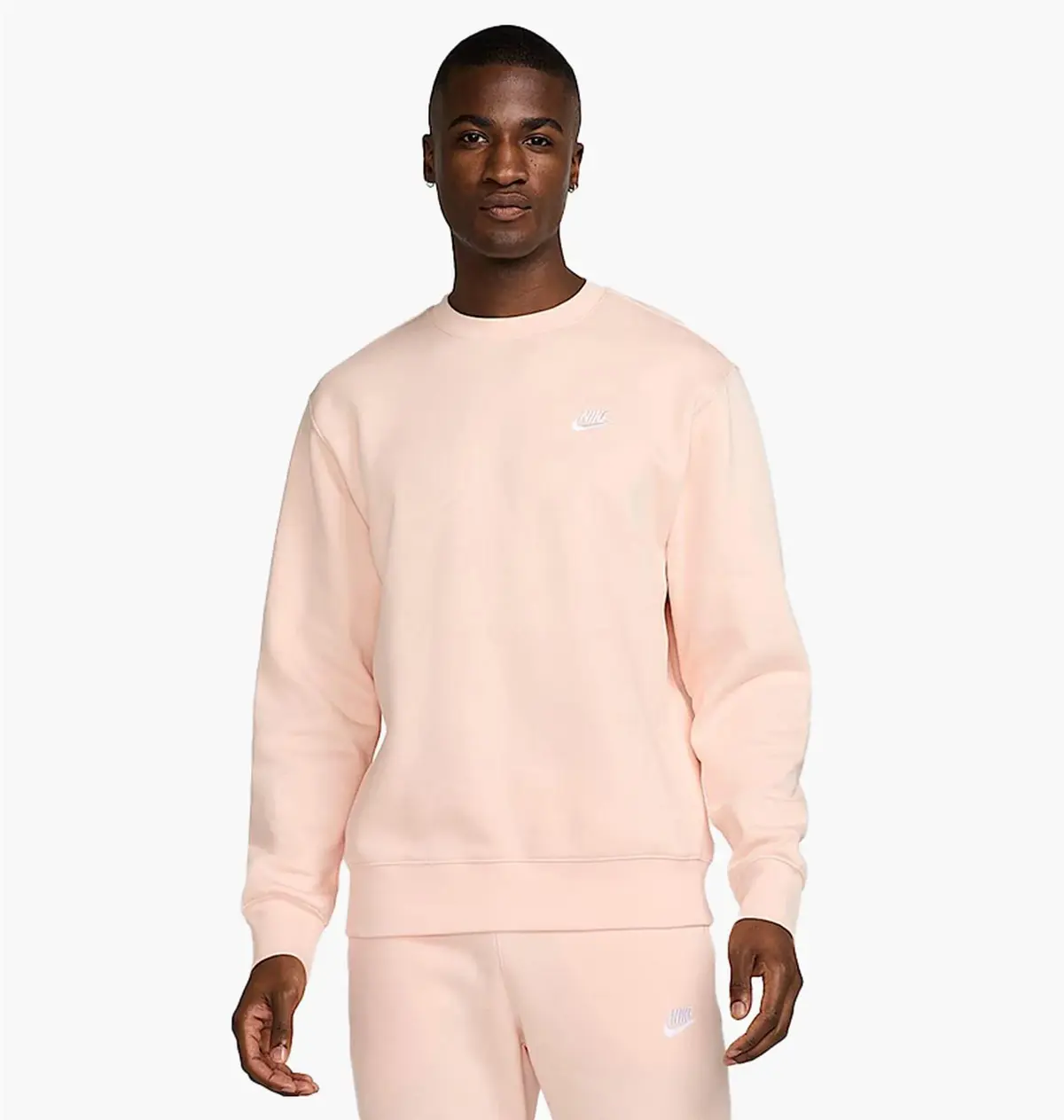 Кофта чоловіча Nike Nsw Club Crew Pink