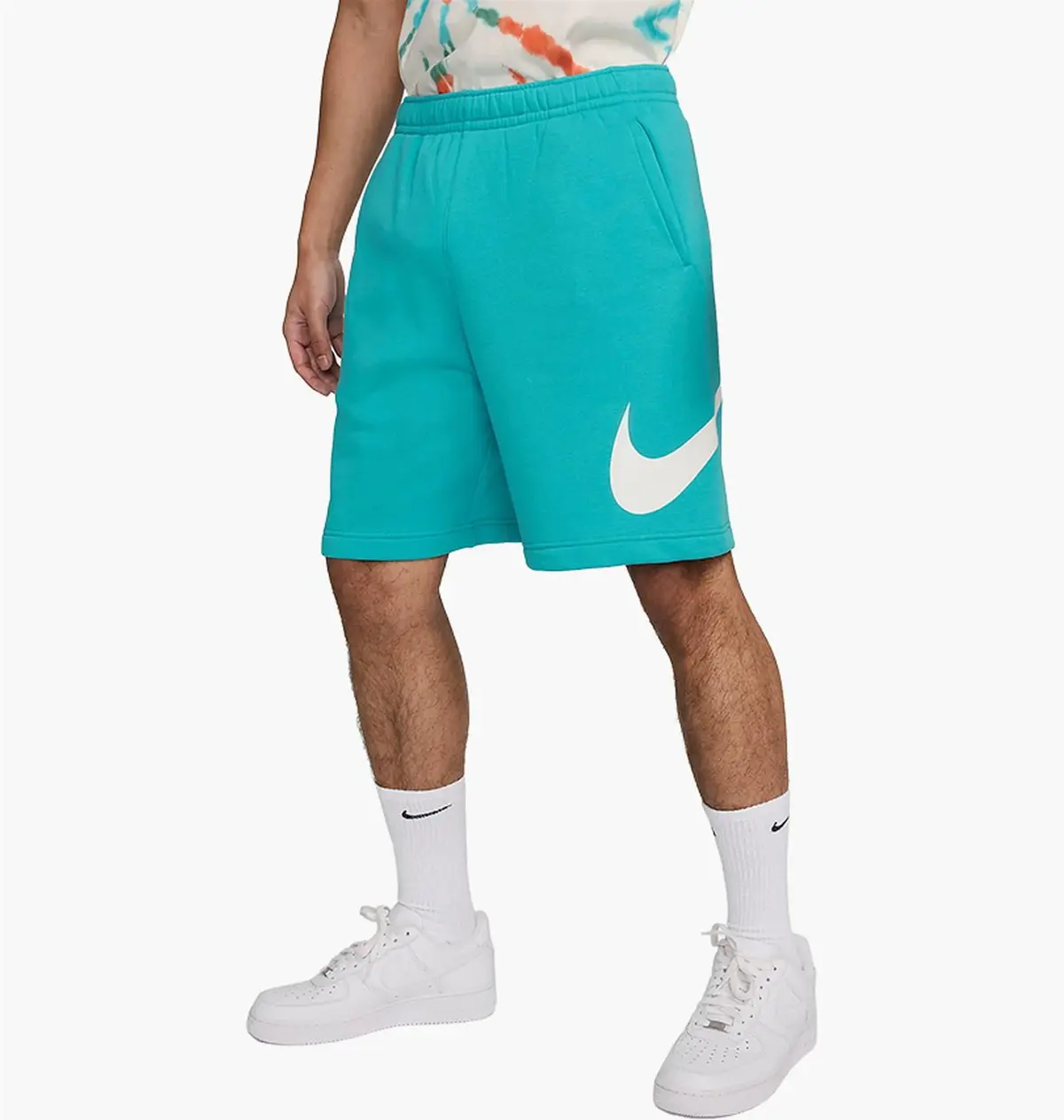 Шорти чоловічі Nike Sportswear Club Graphic Shorts Light Blue