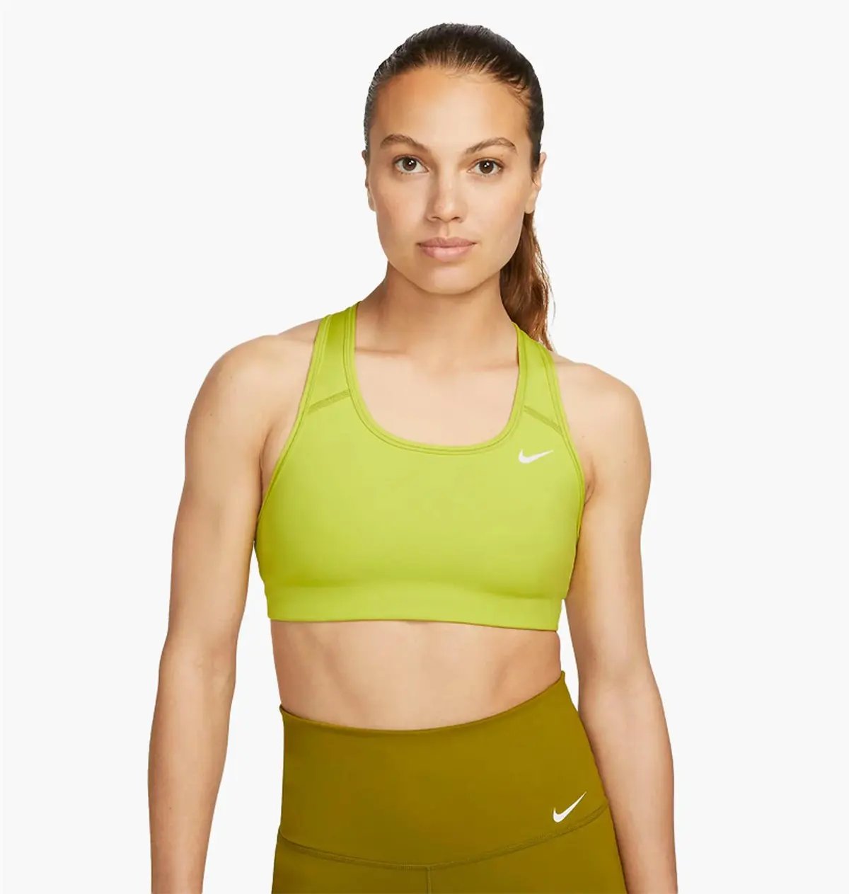 Спортивный топ женской Nike Swoosh Womens Medium-Support Non-Padded Sports