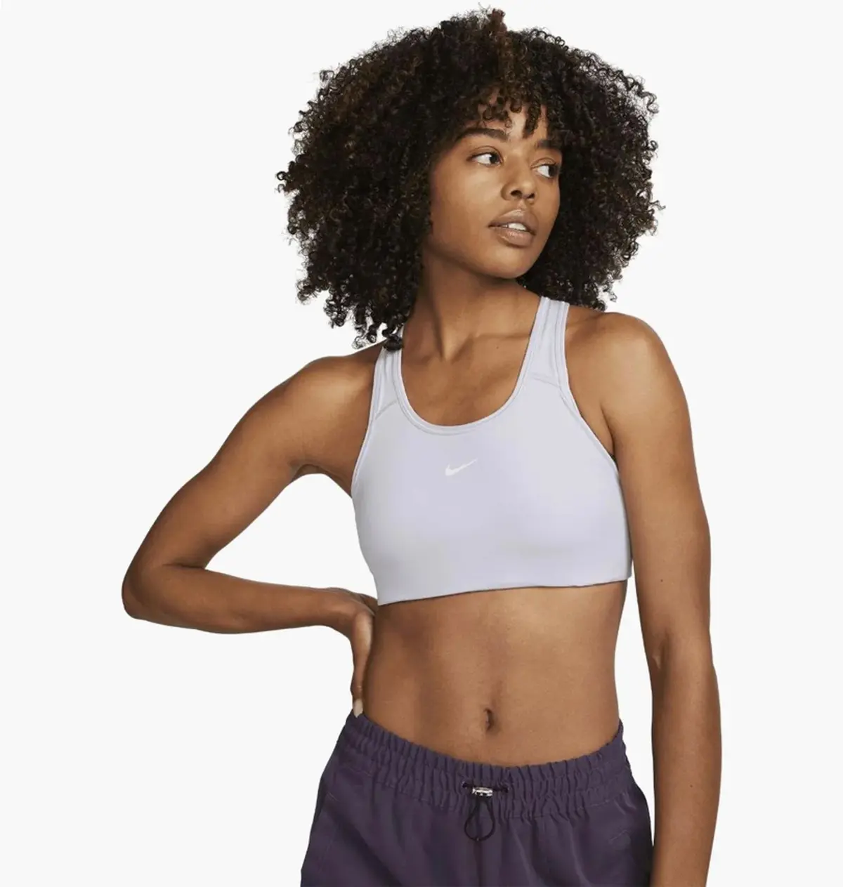 Спортивный топ женской Nike Swooshwomen's Medium-Support 1-Piece Pad Sports Bra