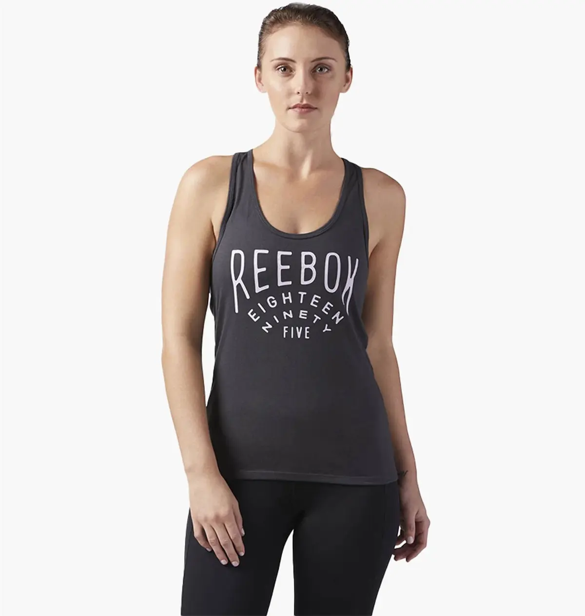 Майка женская Reebok Simple Racer Tank Grey