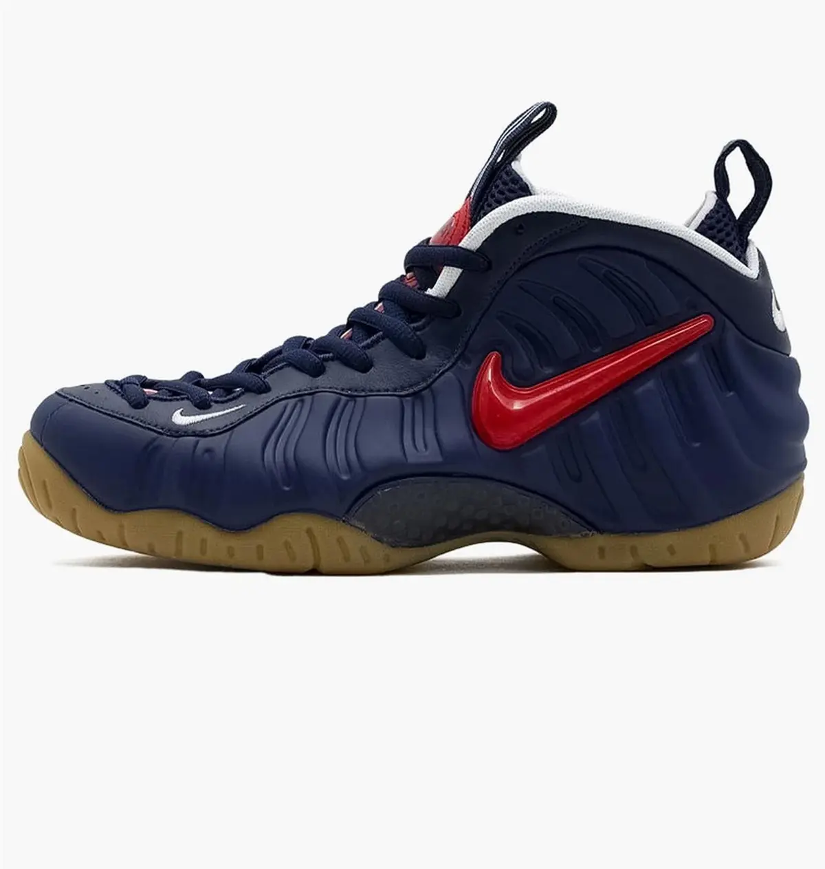 Баскетбольные кроссовки мужские Nike Air Foamposite Pro Navy Red