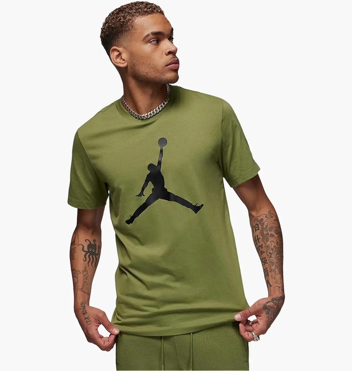 Футболка чоловіча Jordan Jumpman T-Shirt Olive