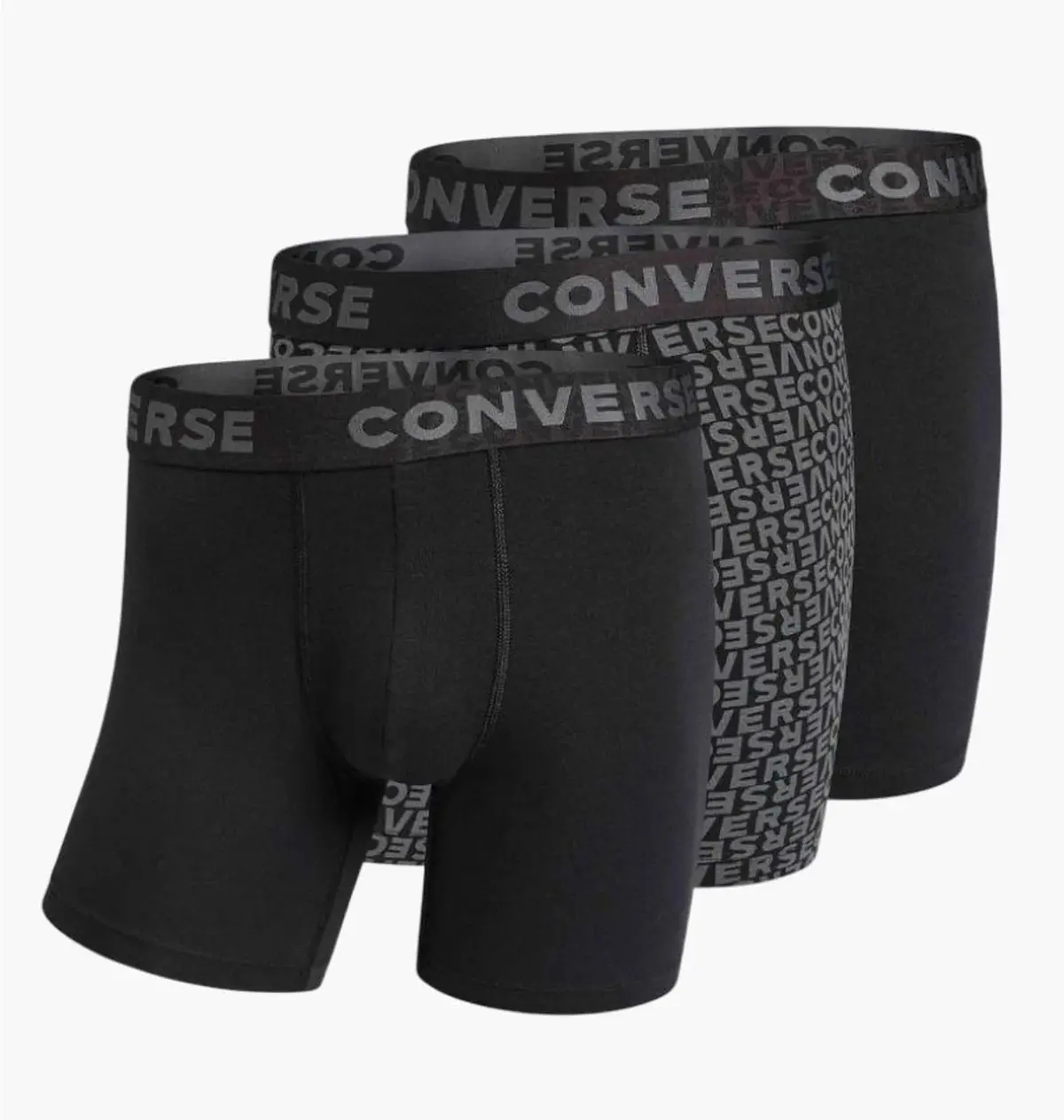 Трусы мужские Converse Antibacterial Black/Grey