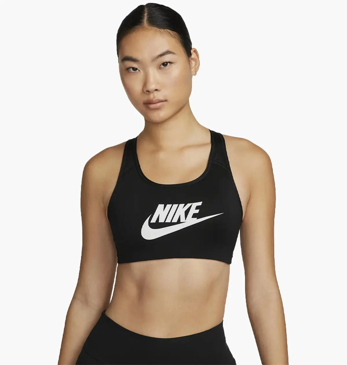 Спортивный топ женской Nike Swoosh Bra Non Padded Black