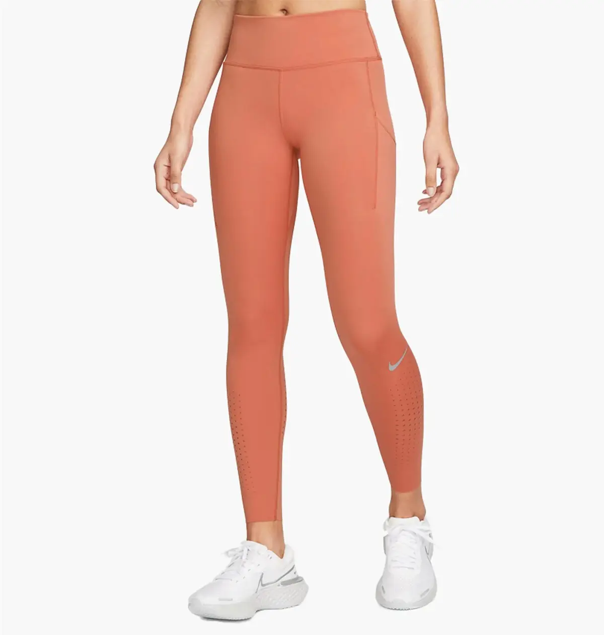 Лосины женские Nike Epic Luxe Womens Mid-Rise Pocket Leggings Orange