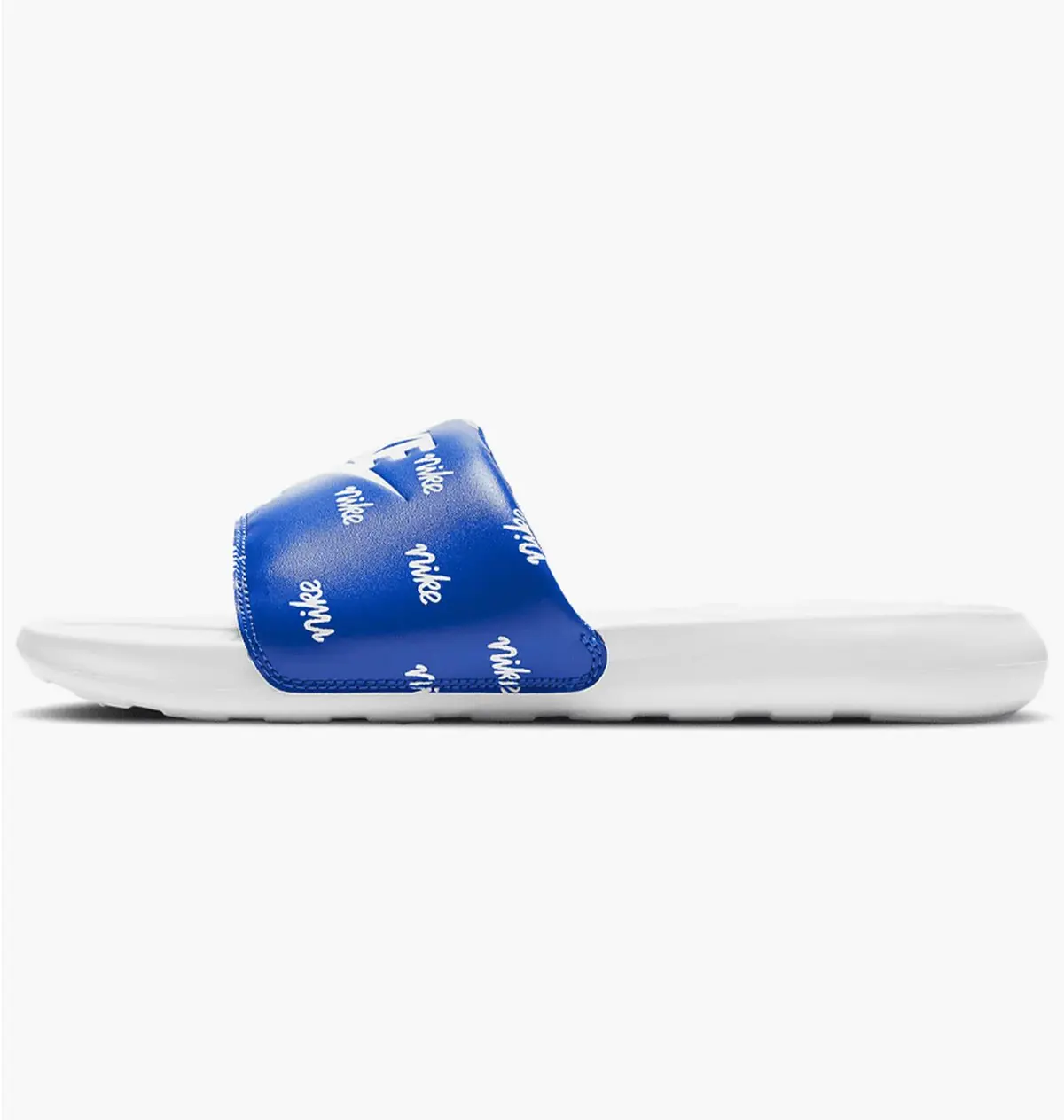 Тапочки чоловічі Nike Victori One Slide Print Blue/White