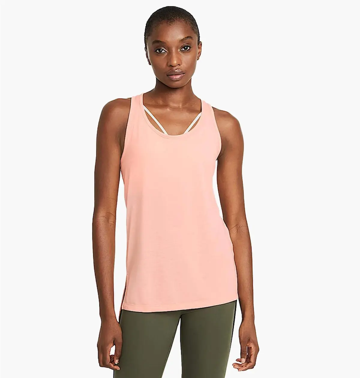 Майка женская Nike Yoga Layer Tank Peach
