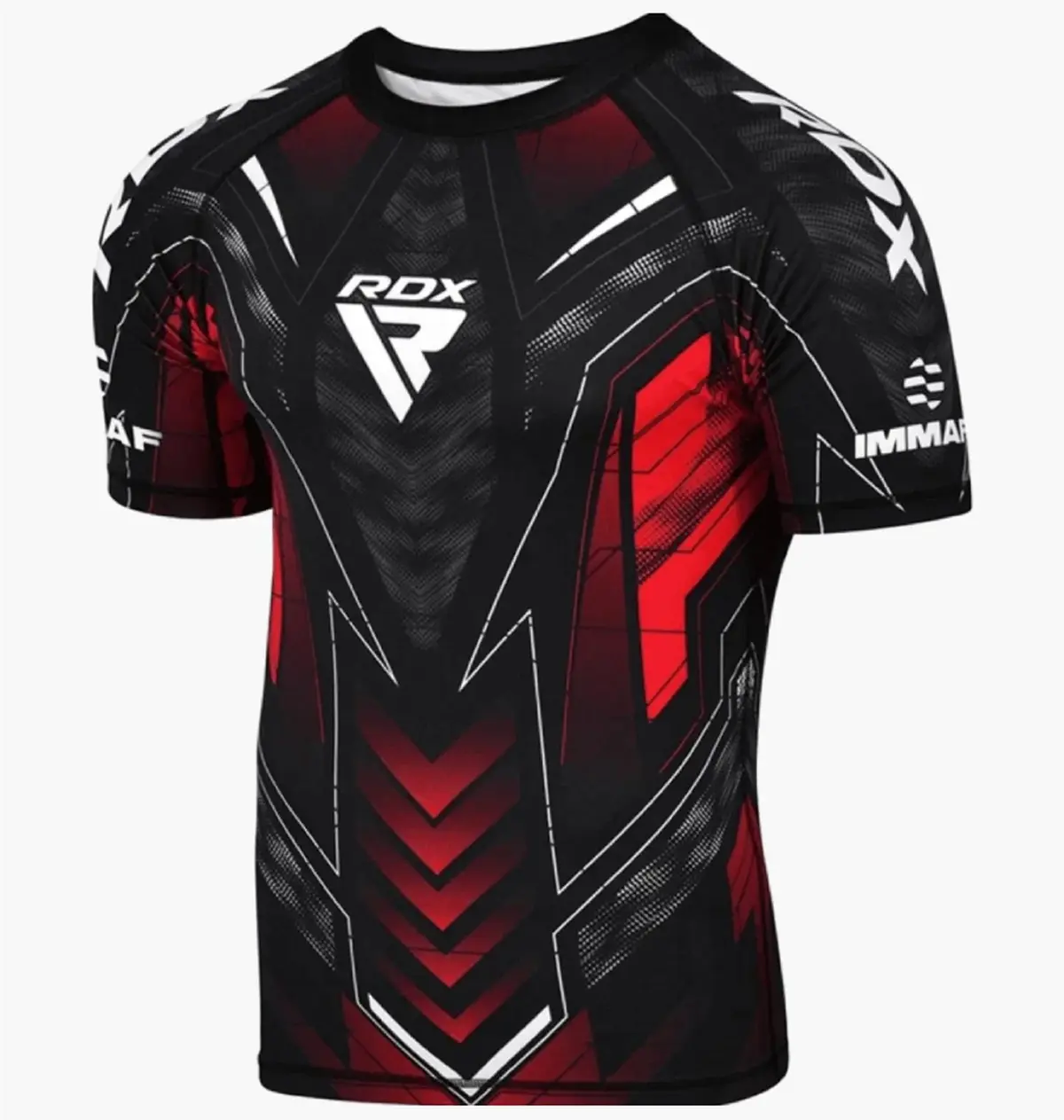 Футболка чоловіча Rdx Compression Immaf-1 Black/Red