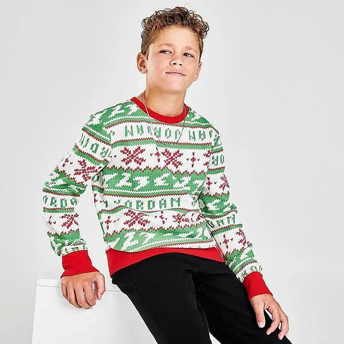 Свитер детской Jordan Jumpman Holiday Christmas Sweatshirt Sweater