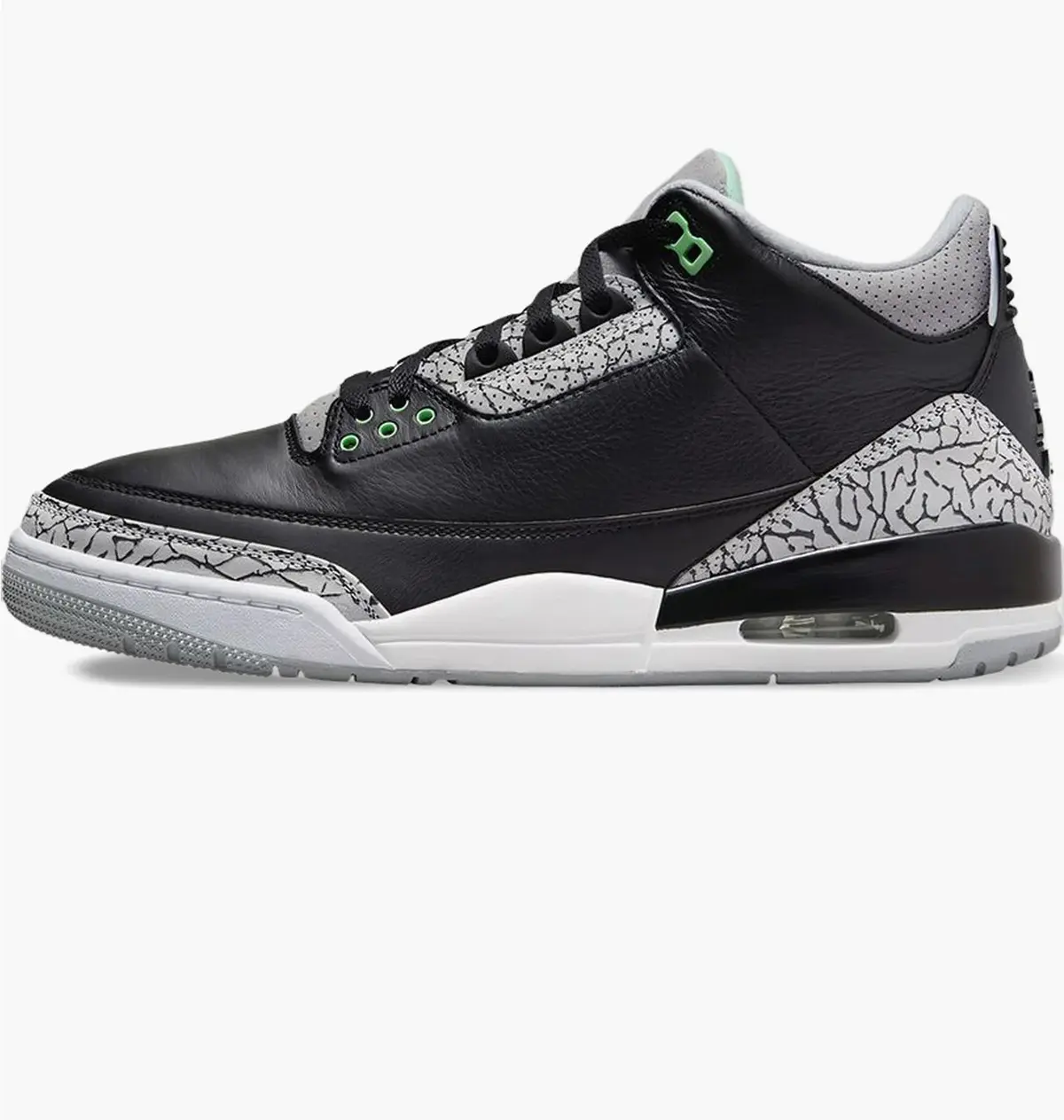 Кросівки чоловічі Jordan 3 Retro Black/Grey