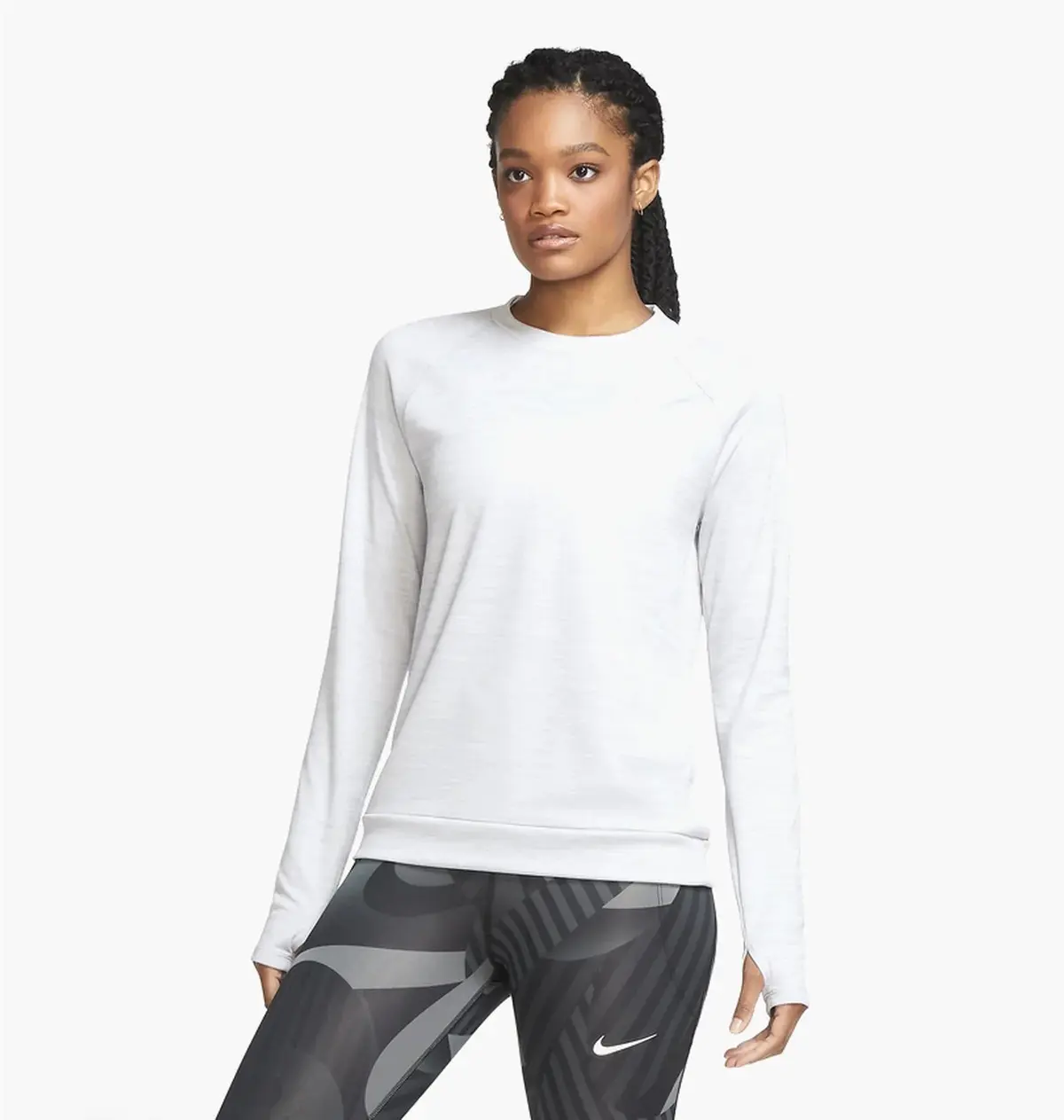 Кофта жіночі Nike Womens Running Crew Grey