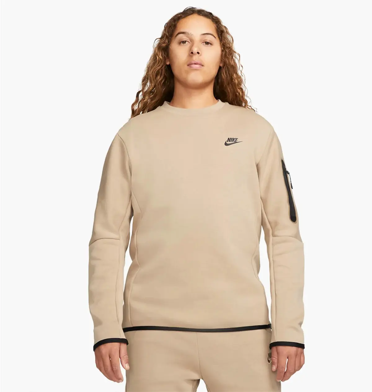 Кофта чоловіча Nike Sportswear Tech Fleece Beige