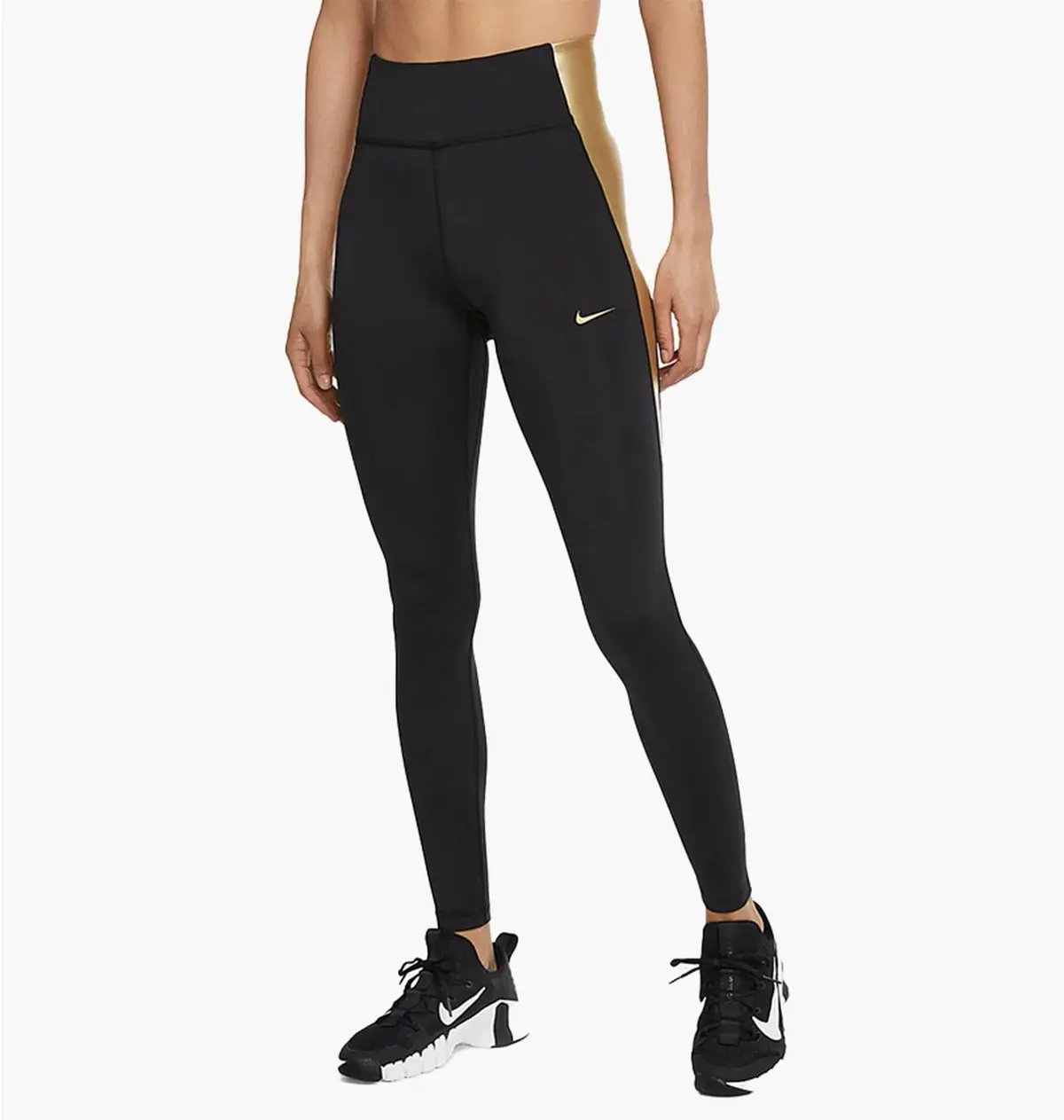 Лосины женские Nike One Tight Colorblock Black