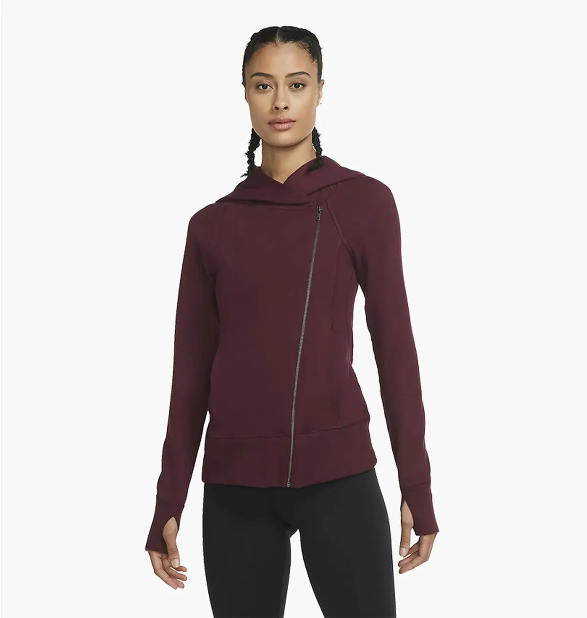 Кофта жіночі Nike Yoga Bordo