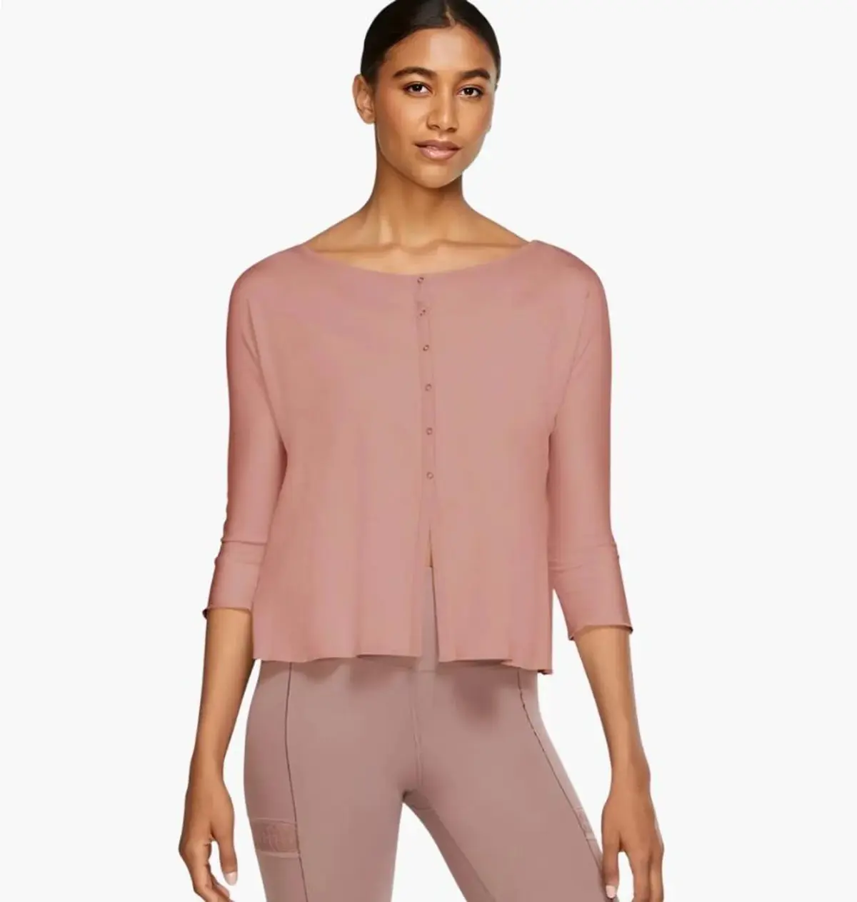 Кофта жіночі Nike Yoga Statement Pink