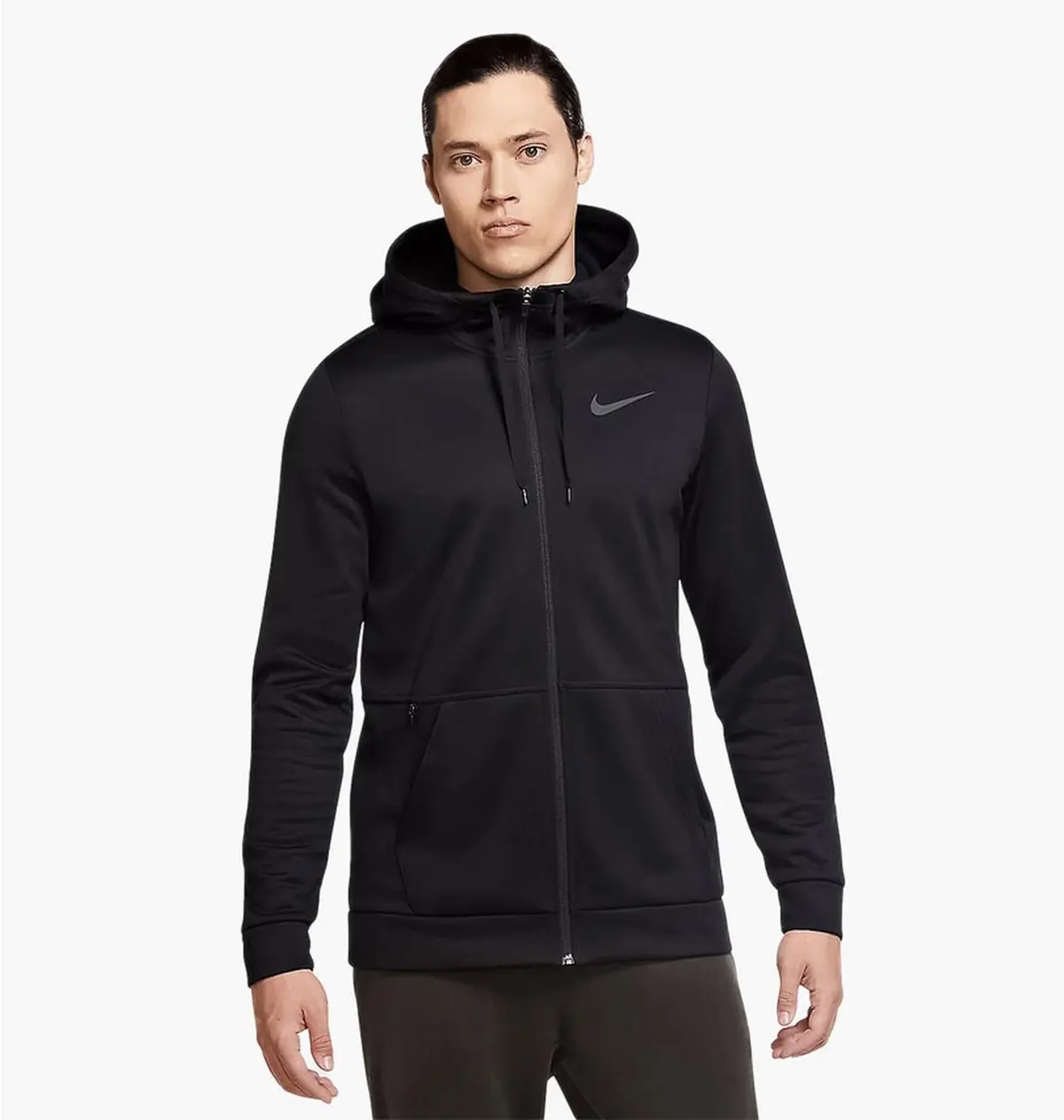 Кофта чоловіча Nike Therma Full-Zip Hoodie Black