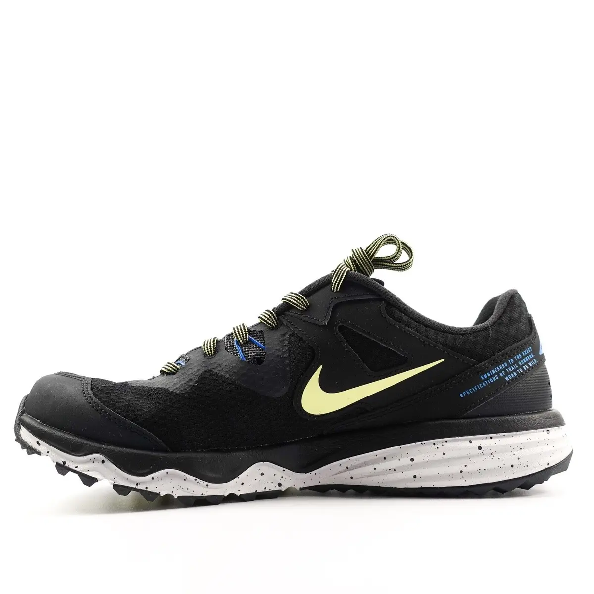 Трейловые кроссовки для бега женские Nike Juniper Trail Black Yellow Hiking Shoes