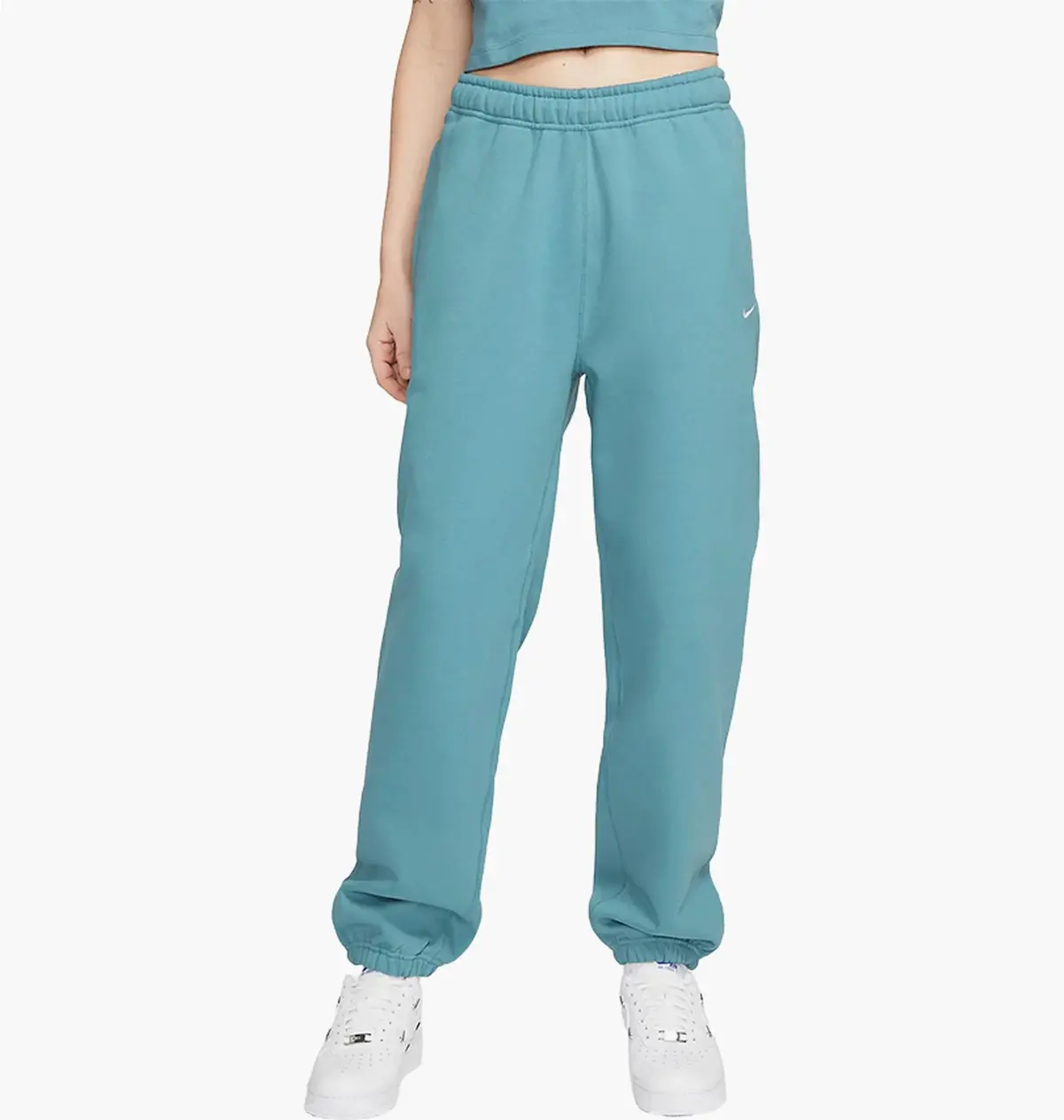 Брюки женские Nike Solo Swoosh Light Blue