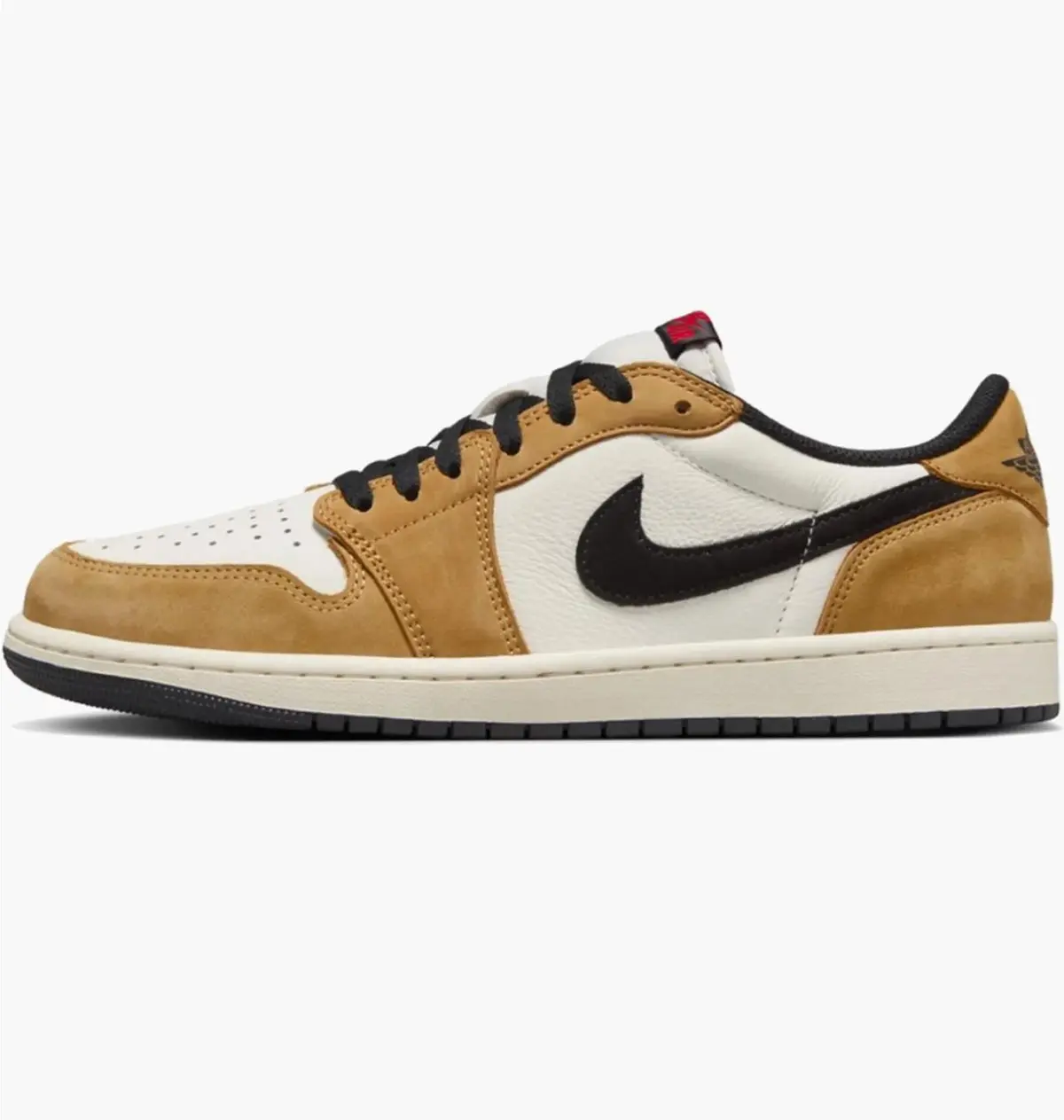 Кроссовки мужские Jordan 1 Low Og White/Yellow