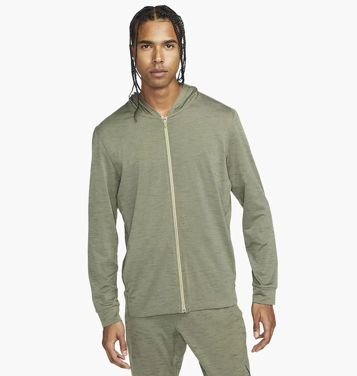 Кофта чоловіча Nike Ny Df Top Fz Olive