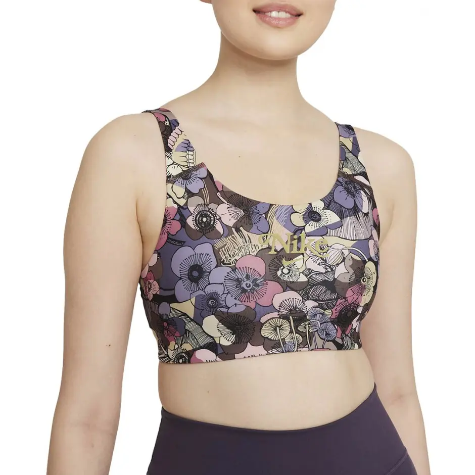 Спортивный топ женской Nike Swsh Femme Aop Sports Bra