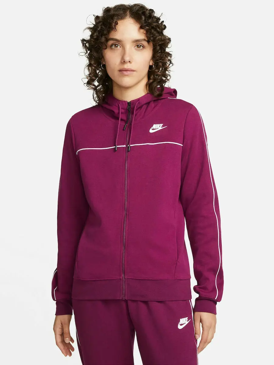 Кофта жіночі Nike Nsw Mlnm Essntl Flc Fz Hdy
