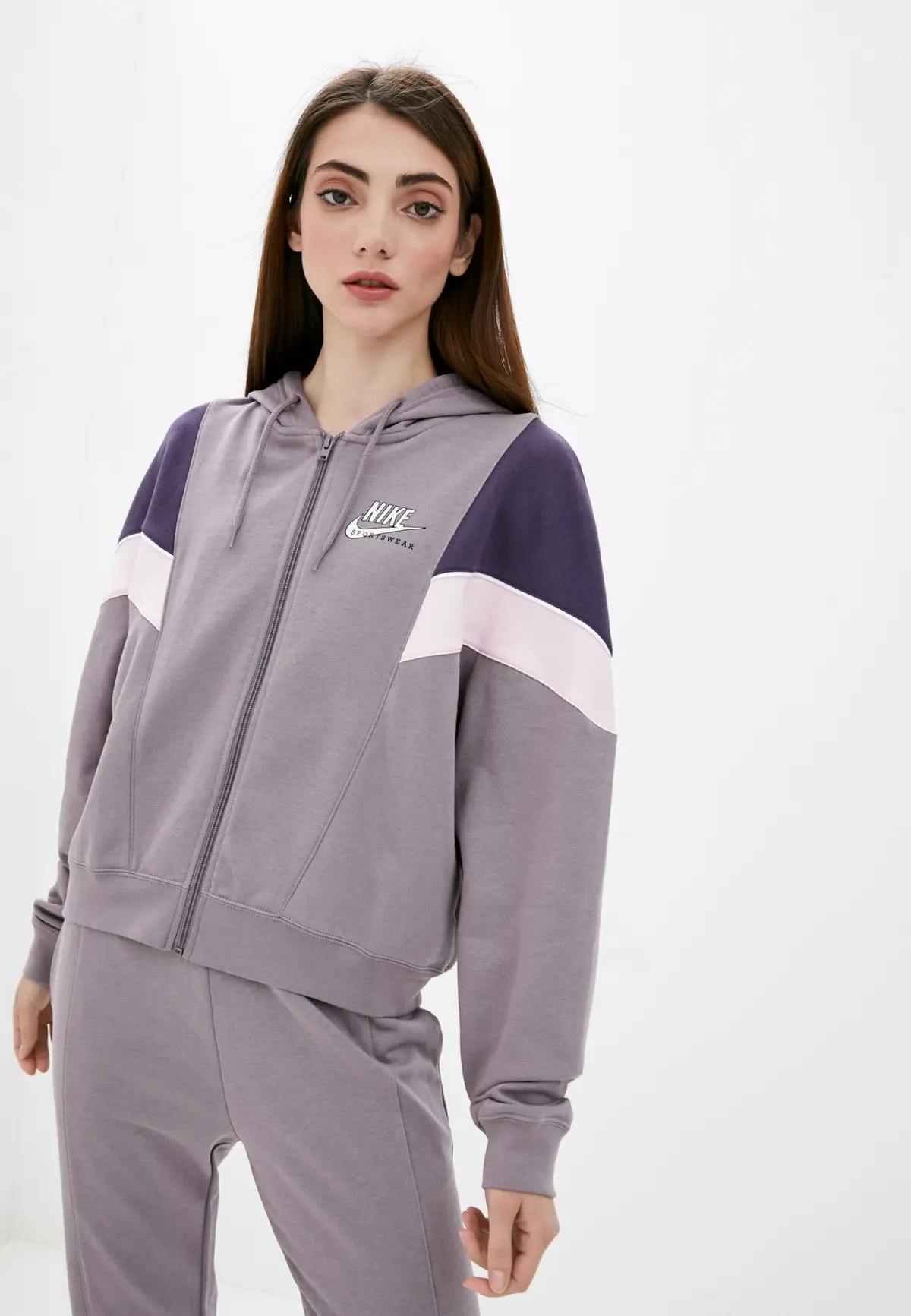 Кофта жіночі Nike W Nsw Heritage Fz Flc