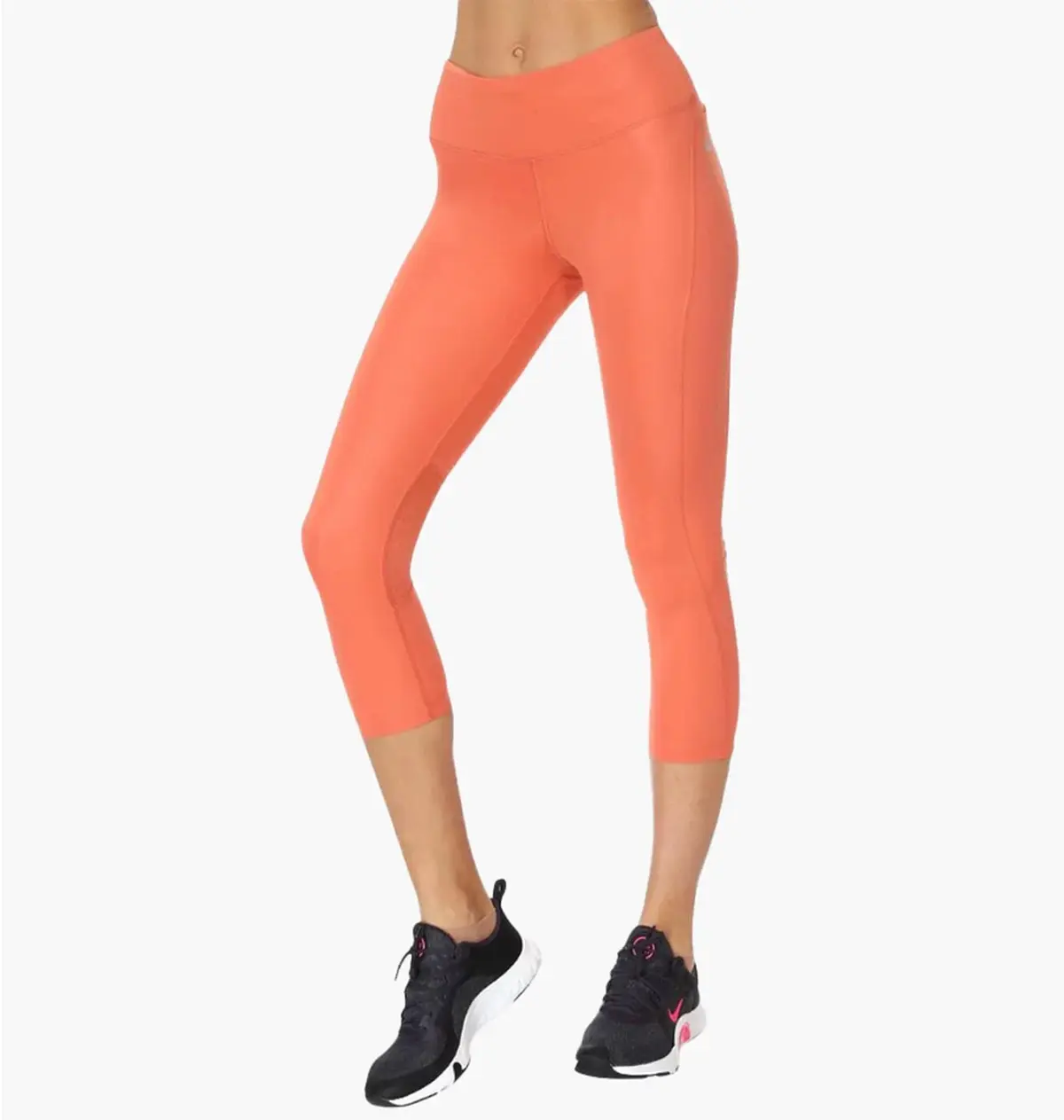 Лосины женские Nike Dri Fit Fast Crop Orange