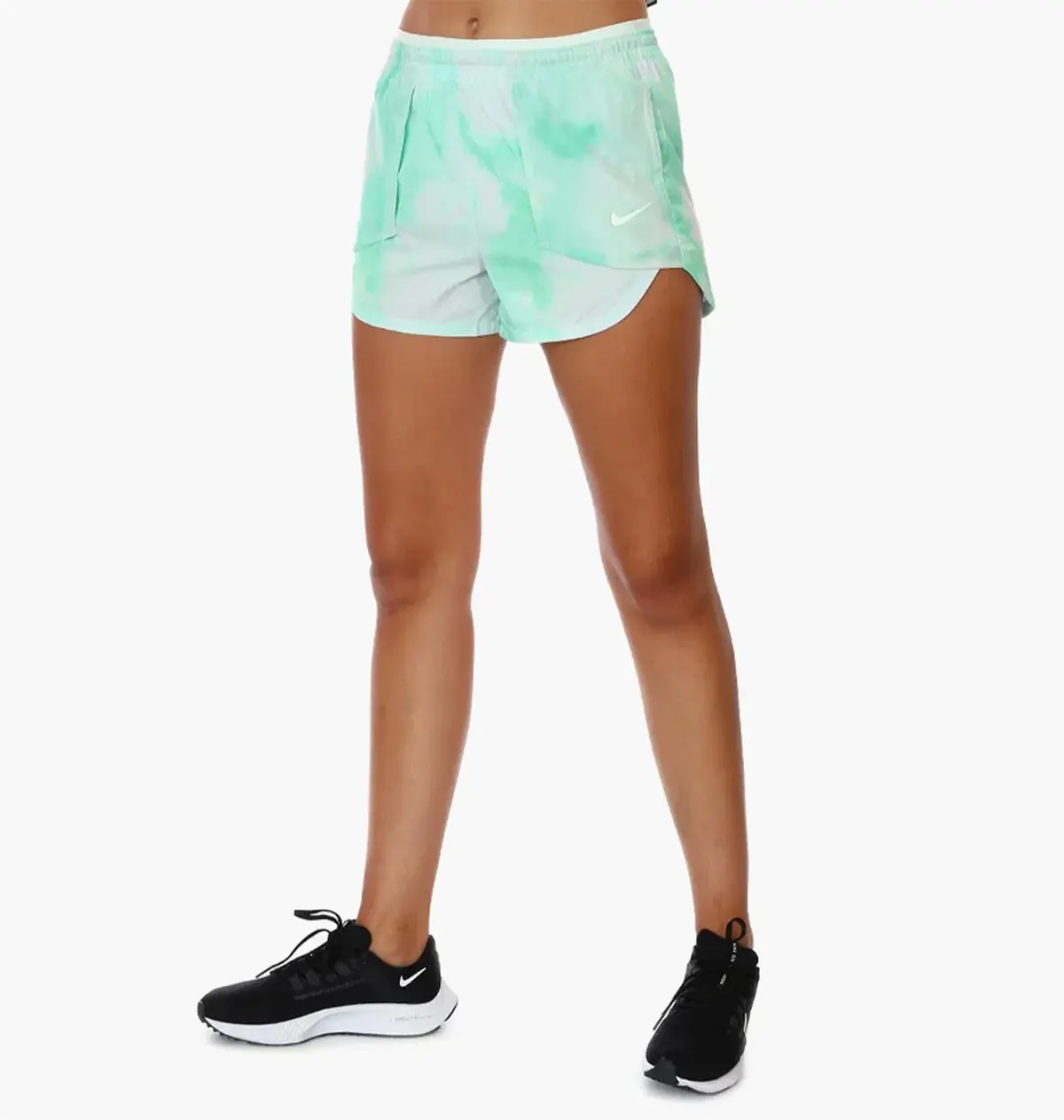 Шорты женские Nike Tempo Luxe Icon Clash Green/White