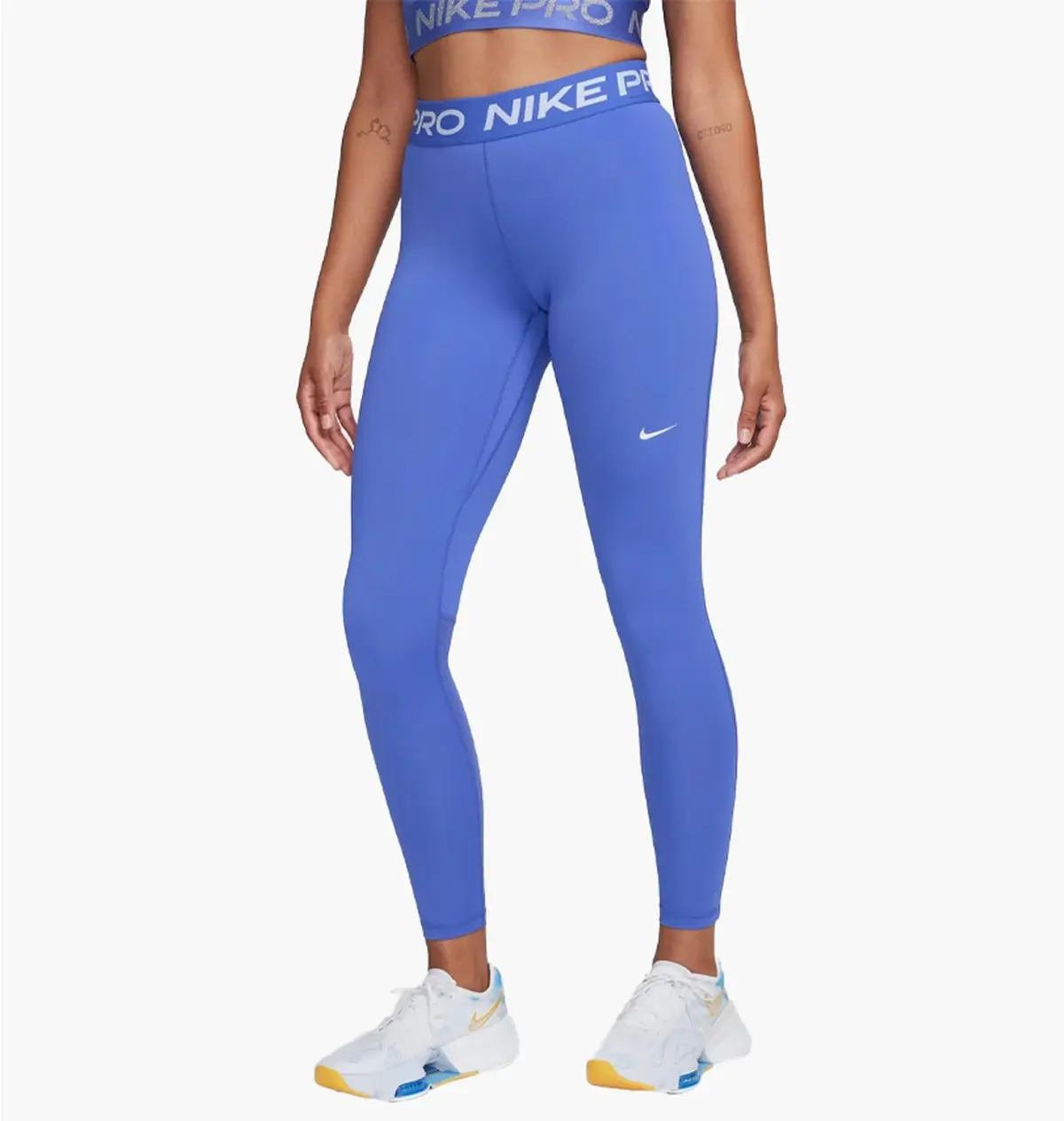 Лосины женские Nike Mid-Rise Mesh-Pane Pro
