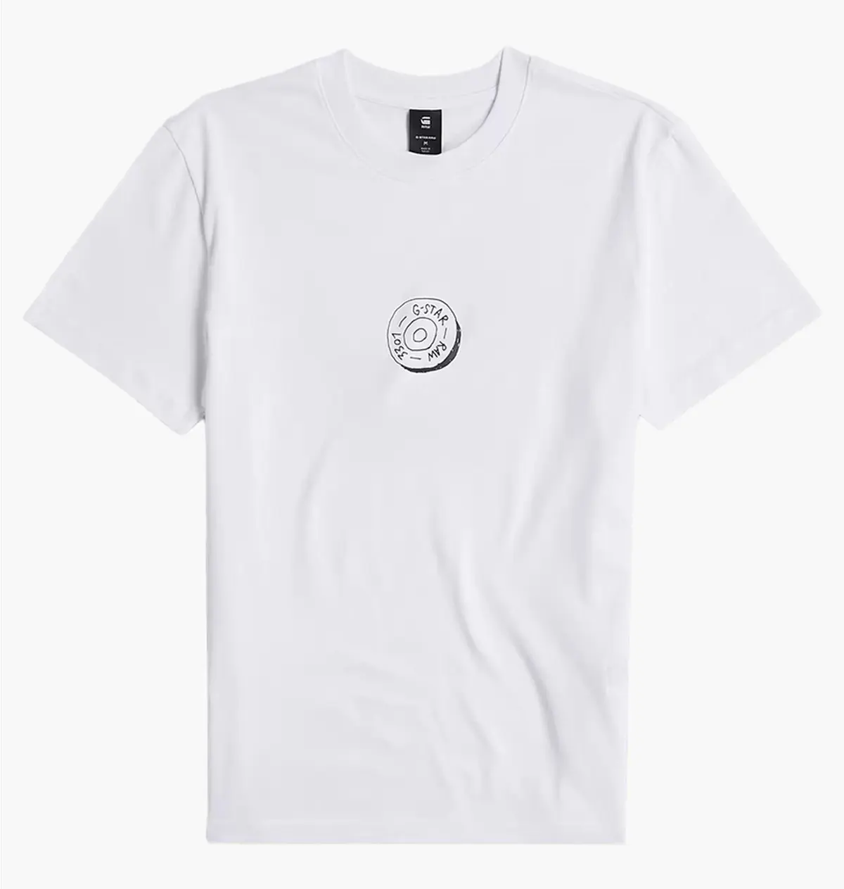 Футболка унисекс G-Star Raw Button Ils Ts White