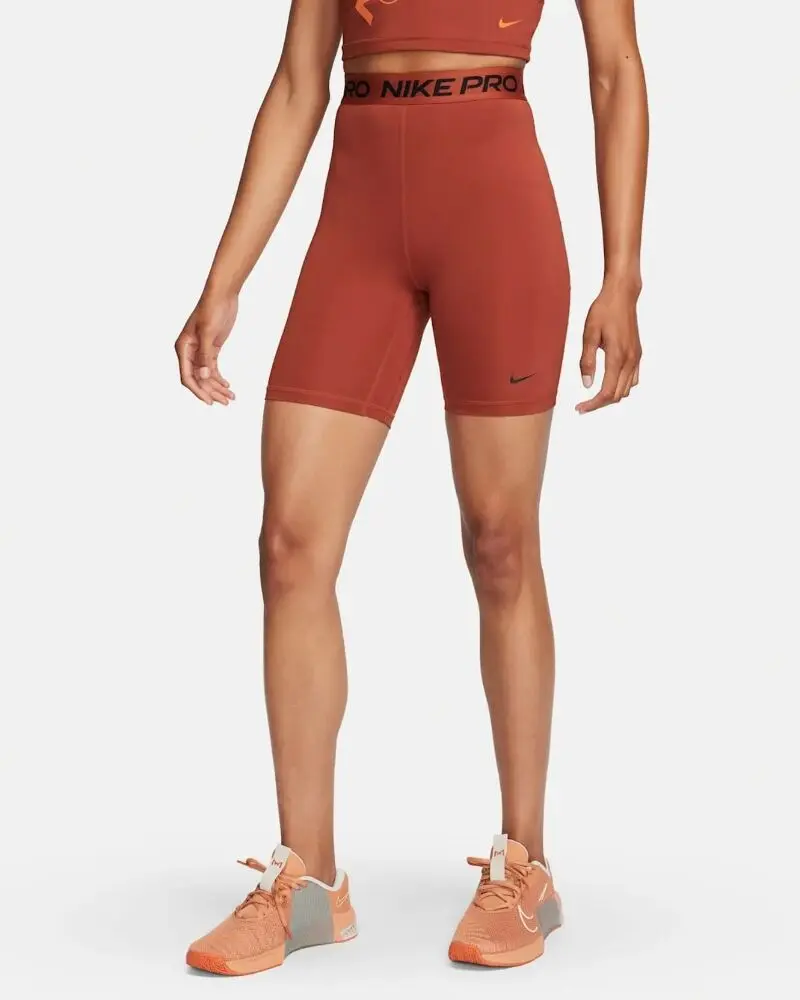 Шорты женские Nike Pro 365 High-Rise 7 оранжевые DA0481-832