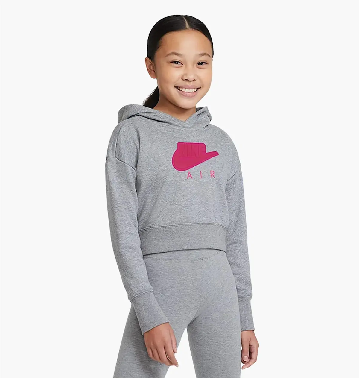 Светр підлітковий Nike G Nsw Air Ft Crop Hoodie Hbr