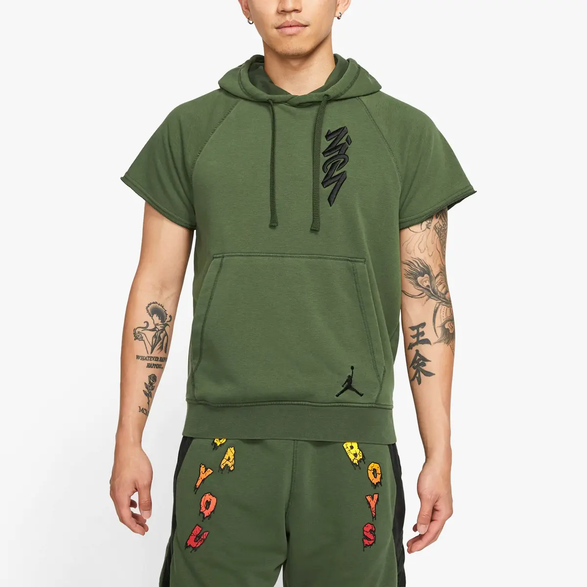 Кофта чоловіча Jordan Zion Df Cutoff Hoodie
