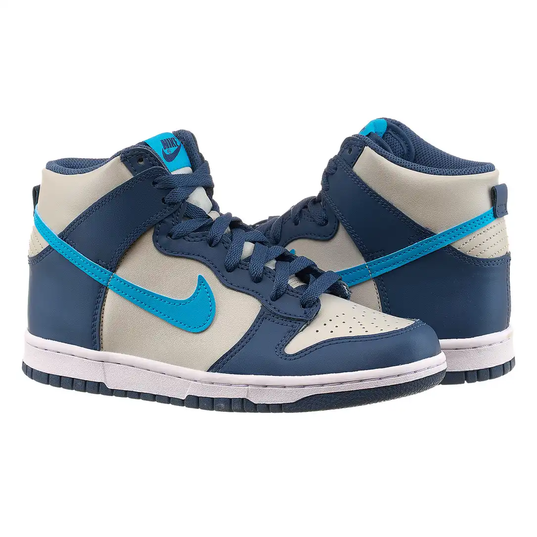 Кросівки жіночі Nike Dunk High Gs Grey Blue