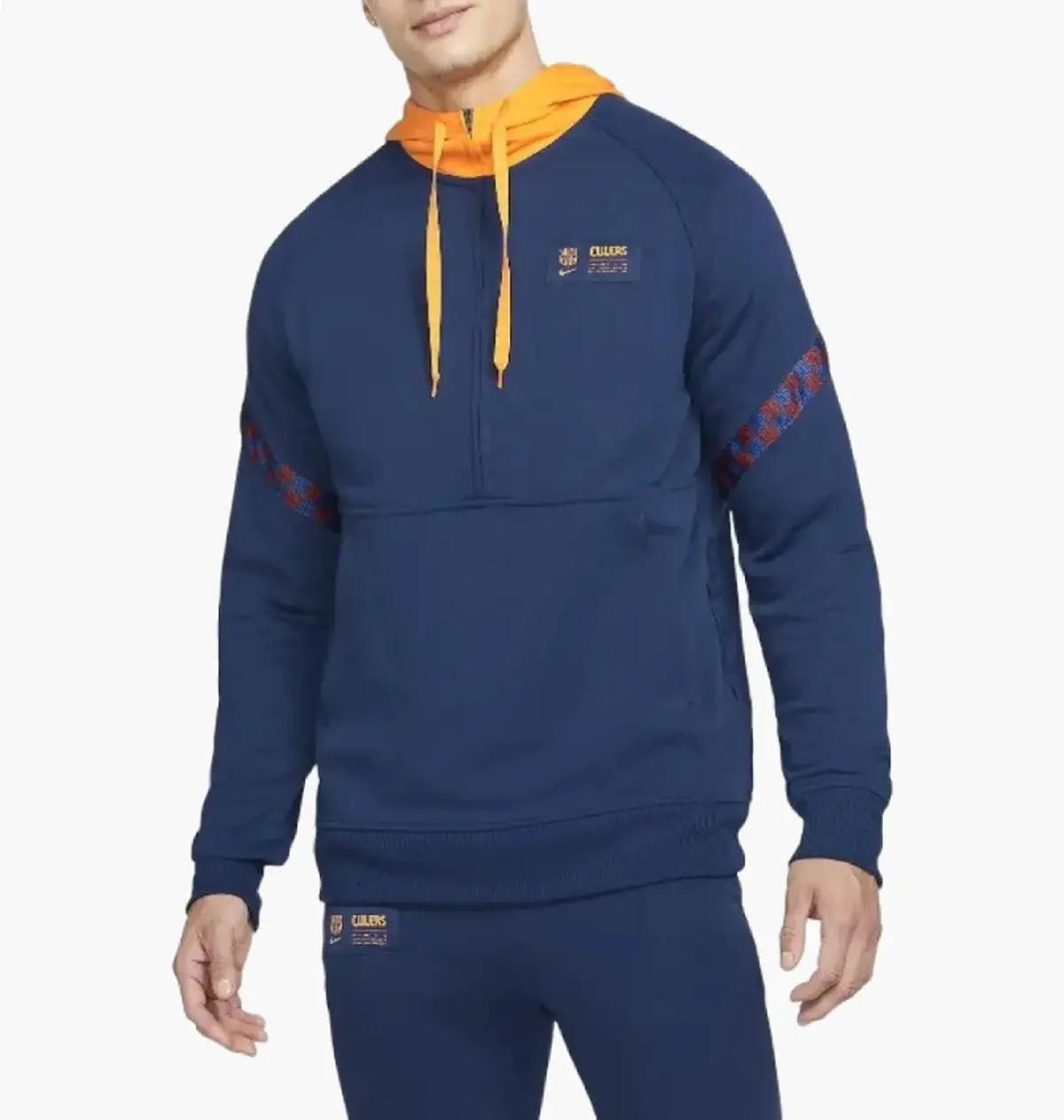 Кофта мужская Nike Fc Barcelona Travel Blue