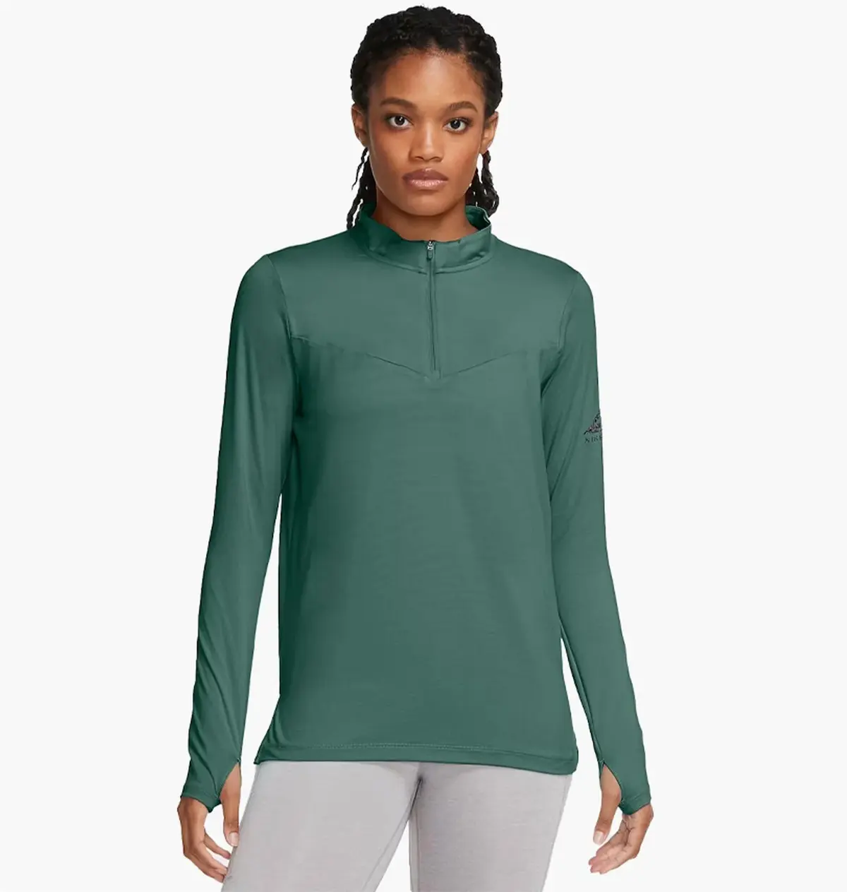 Кофта жіночі Nike Element Trail Running Green