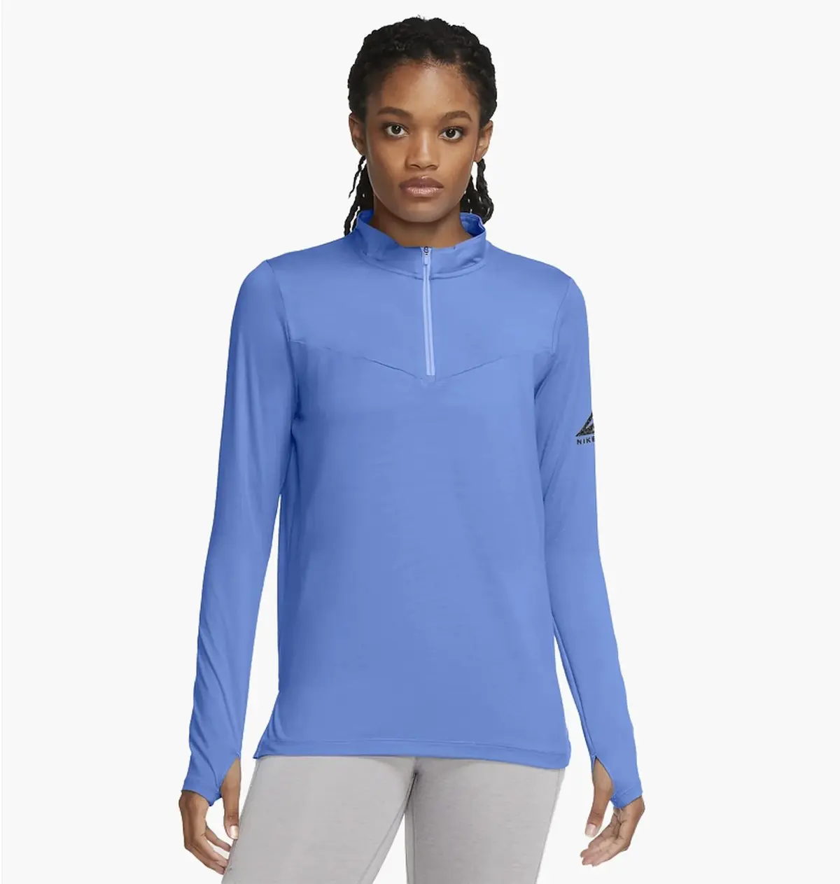 Кофта жіночі Nike Womens Trail Running Midlayer Light Blue Dc5217-468
