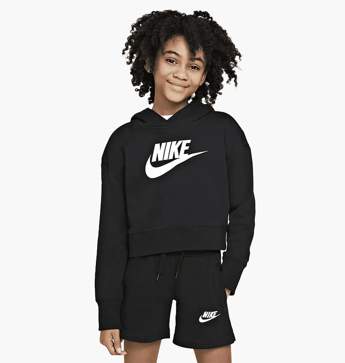 Светр дитячий Nike G Nsw Club Ft Crop Hoodie Hbr